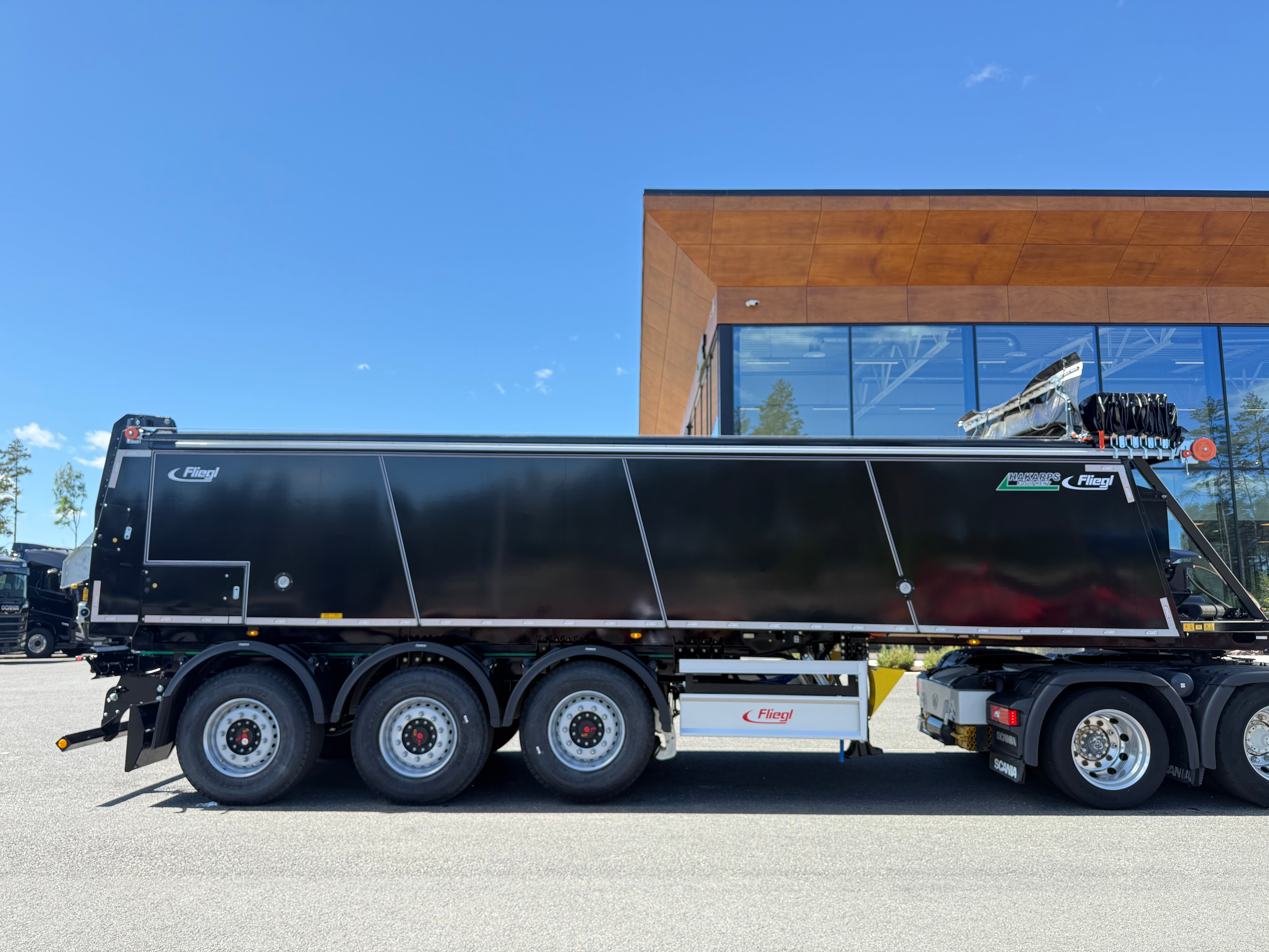 3 axlad Fliegl - PushOff med skjutbar trippel
