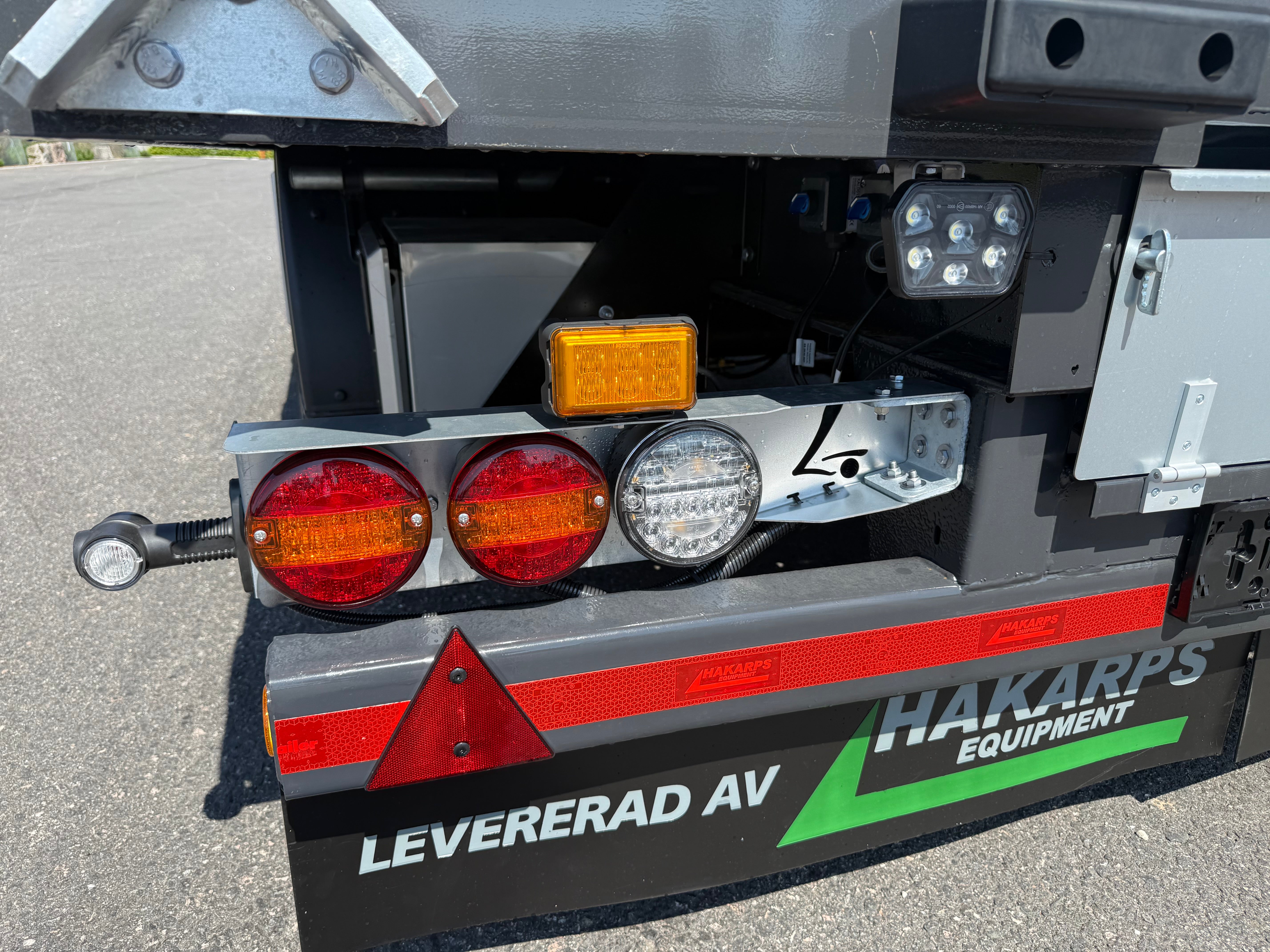 1 axlad 11 tons kärra för kompressor