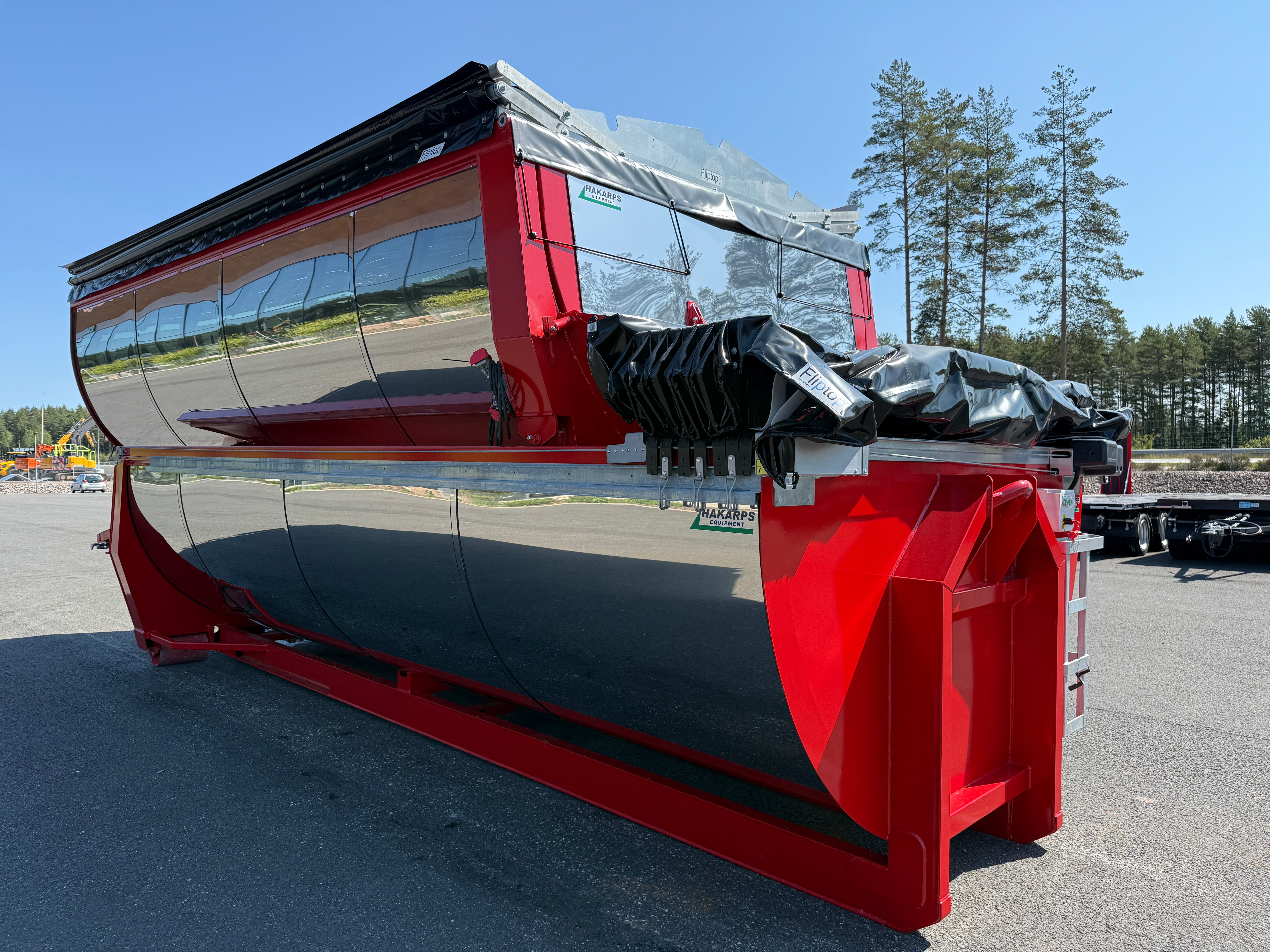 Staplingsbara asfaltsflak