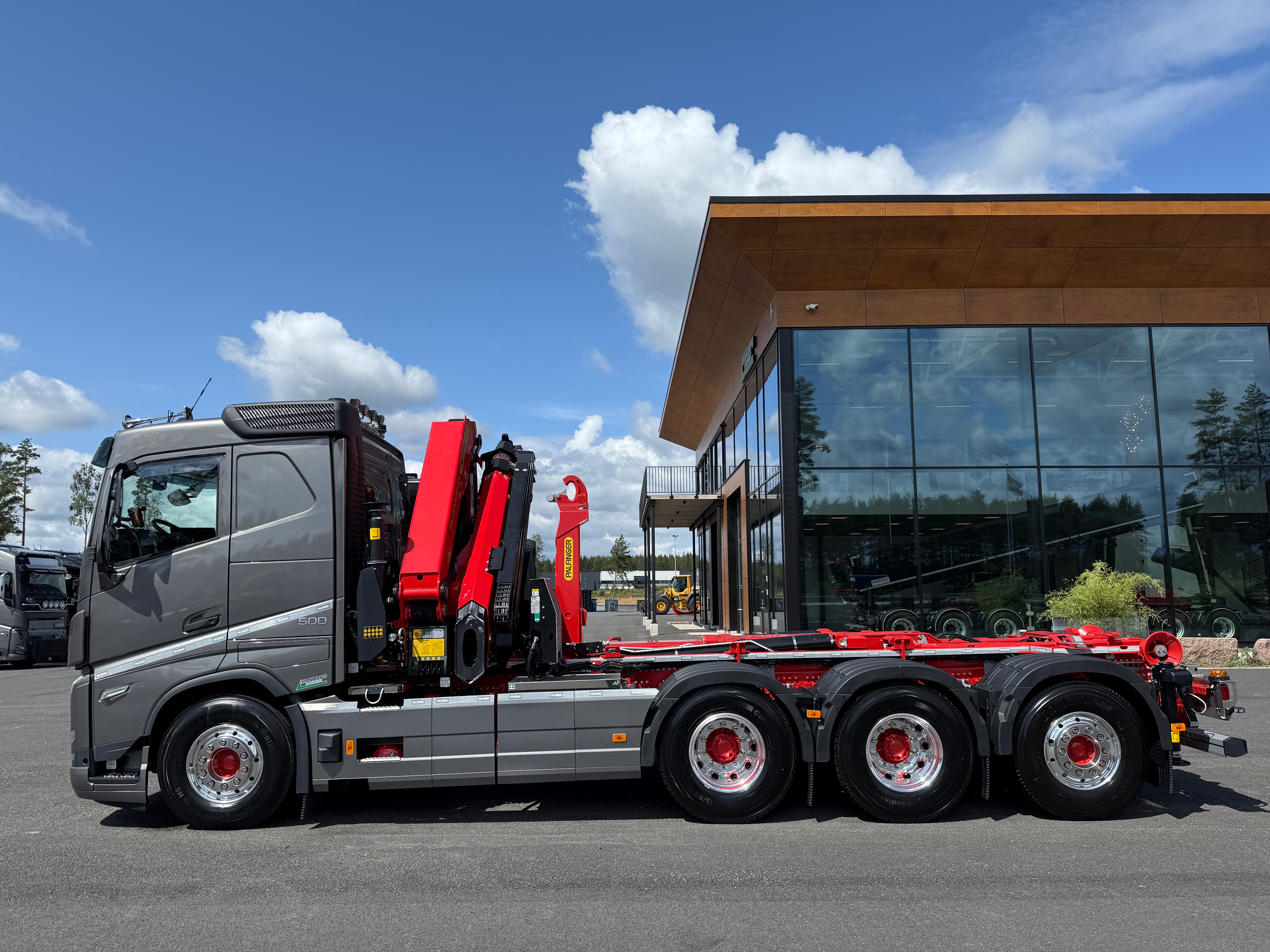 Volvo FH13 500 tridem kranväxlare Palfinger PK34002 SH