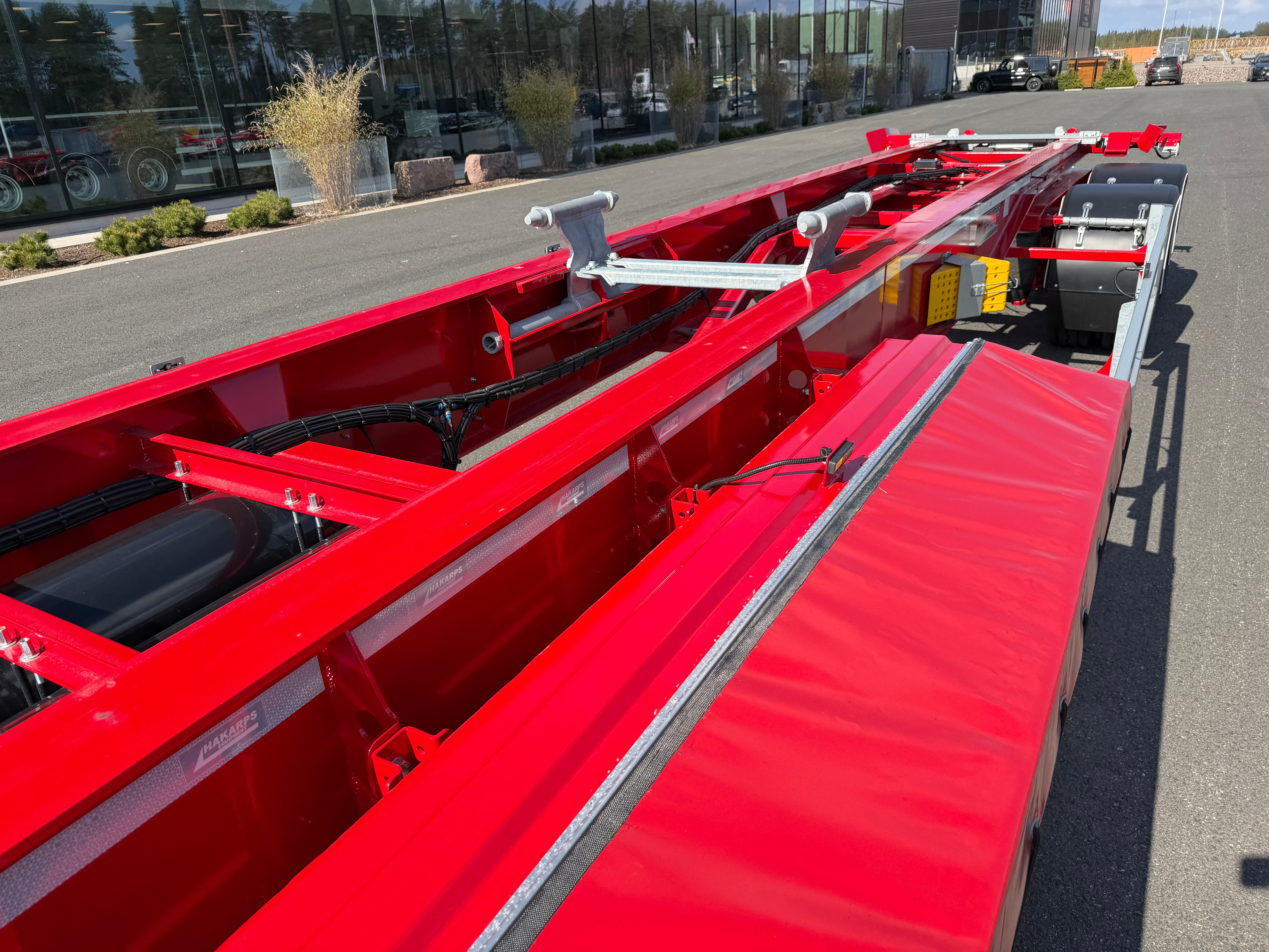 4 axlad 38 tons lastväxlarvagn med glider