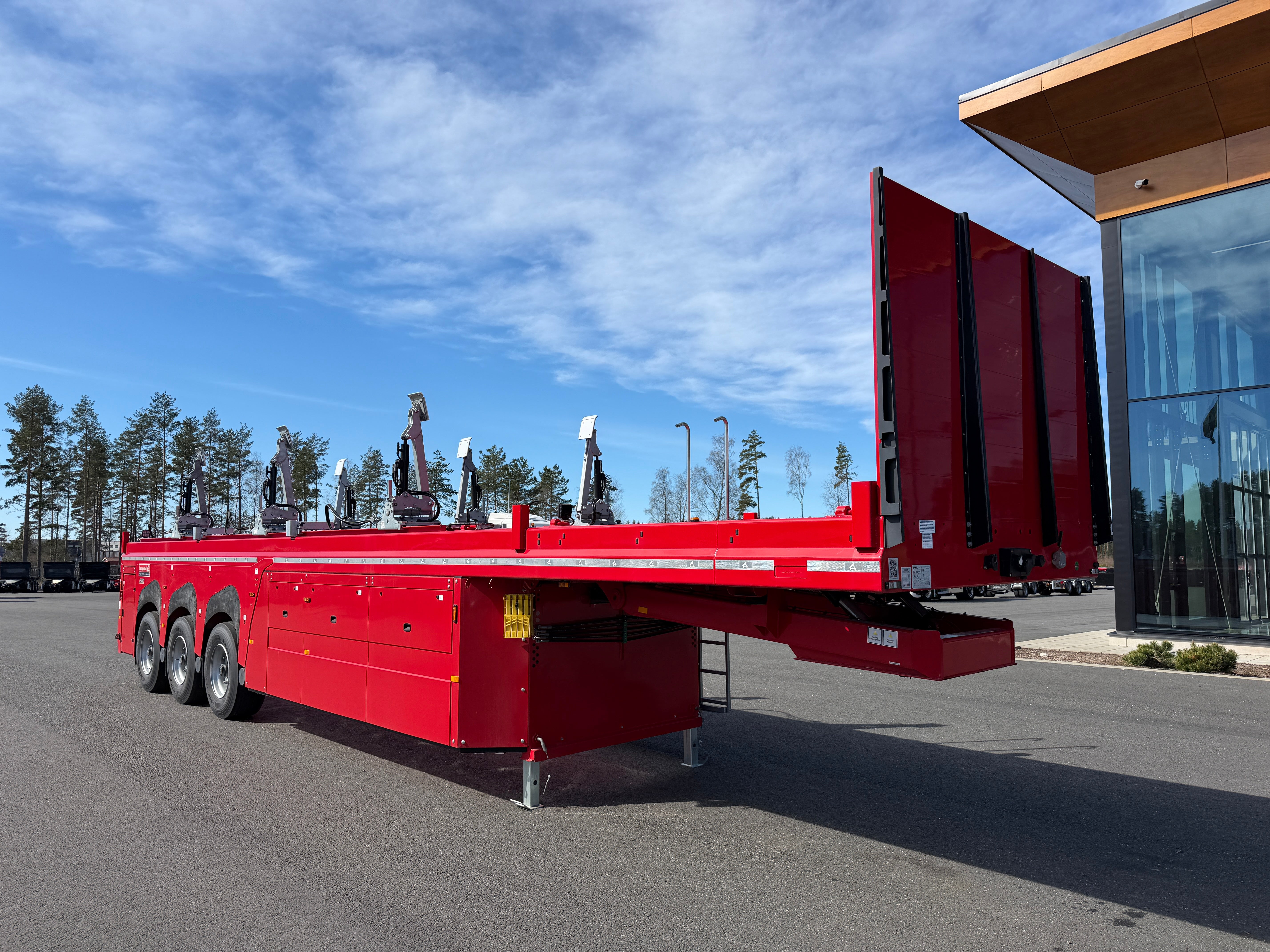 Langendorf 3 axlad bygeltrailer