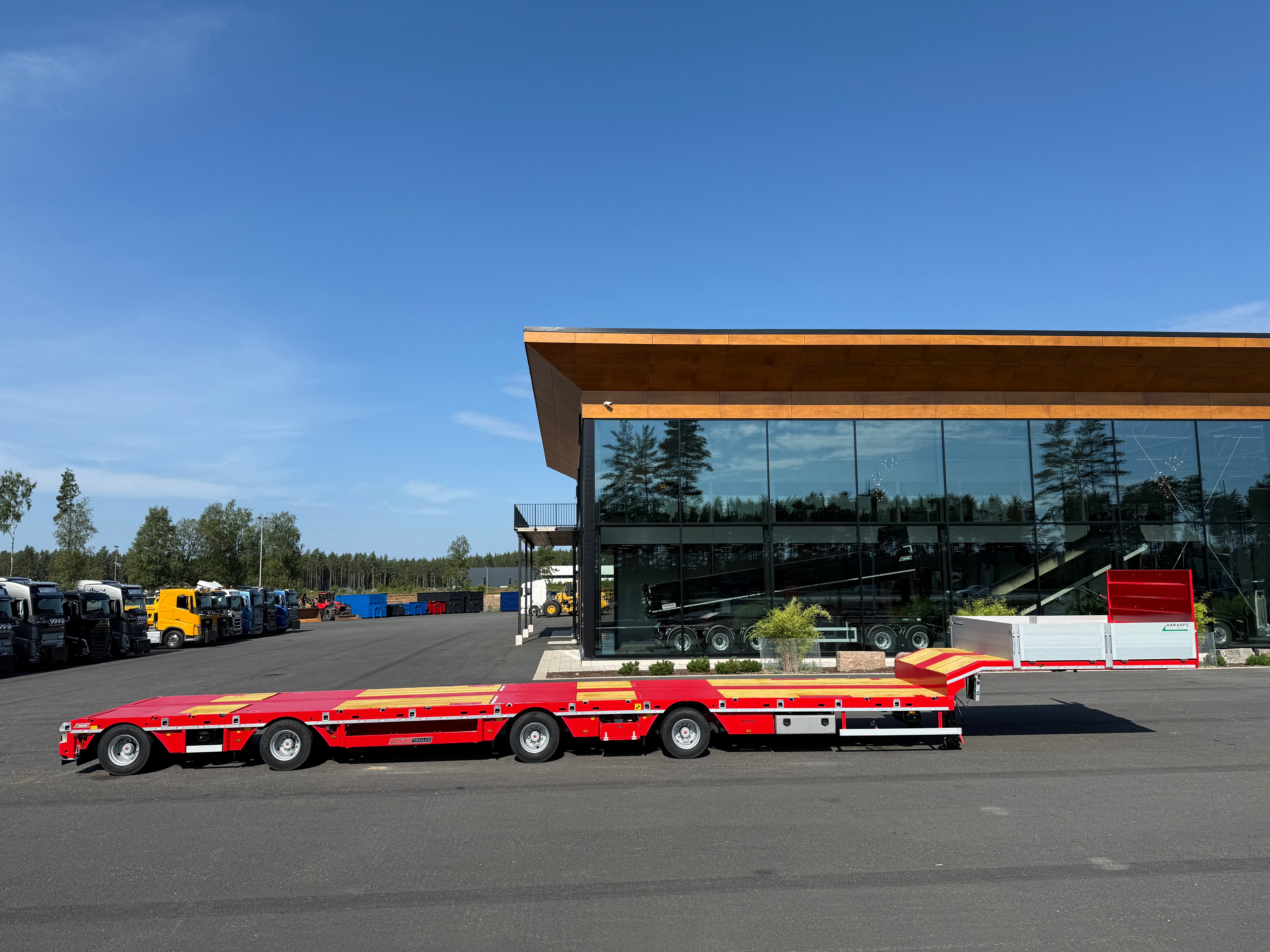 4 axlad ROJO 18,5m jumbotrailer 38 tons skattevikt