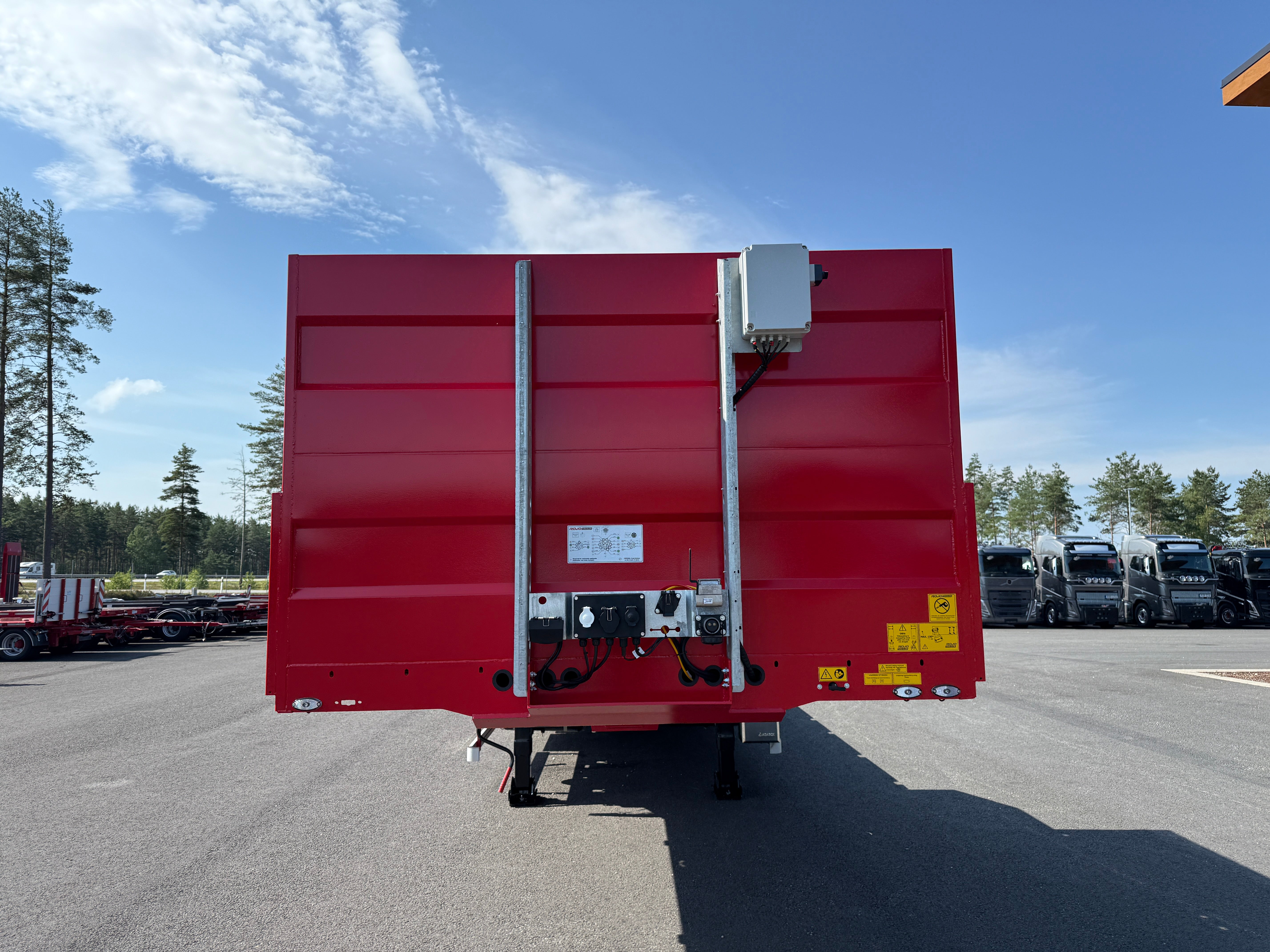 4 axlad ROJO 18,5m jumbotrailer 38 tons skattevikt