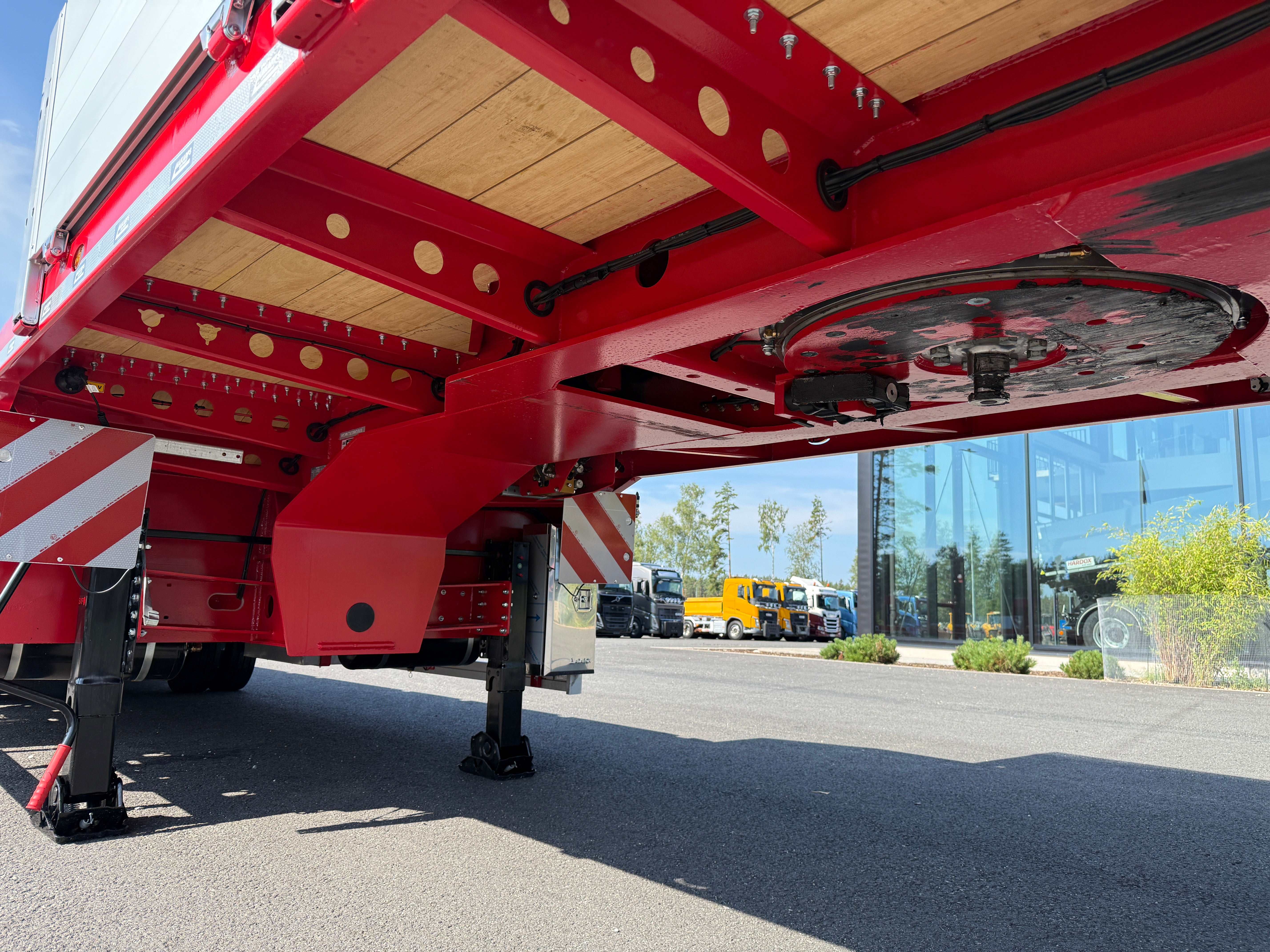 4 axlad ROJO 18,5m jumbotrailer 38 tons skattevikt