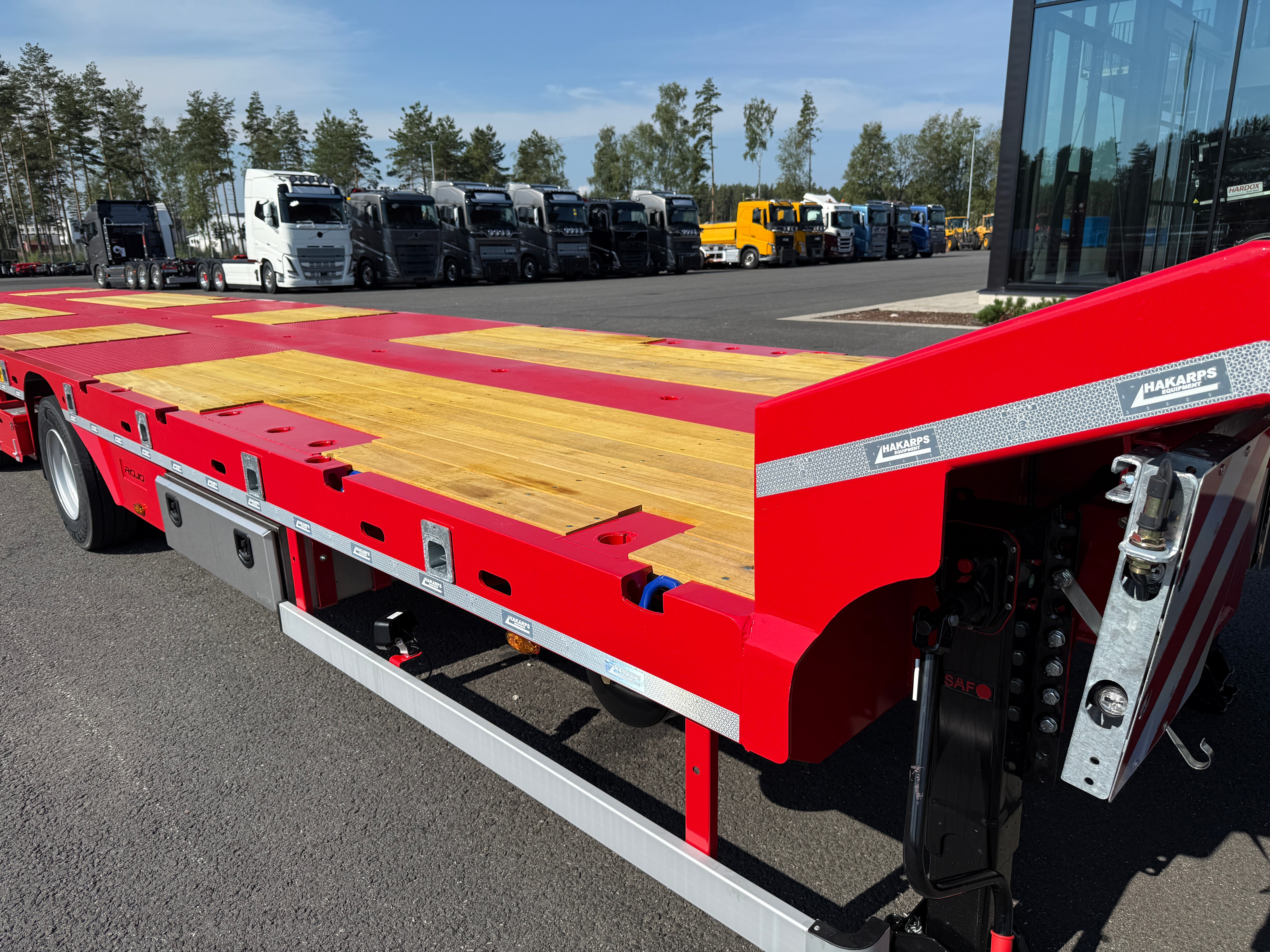 4 axlad ROJO 18,5m jumbotrailer 38 tons skattevikt