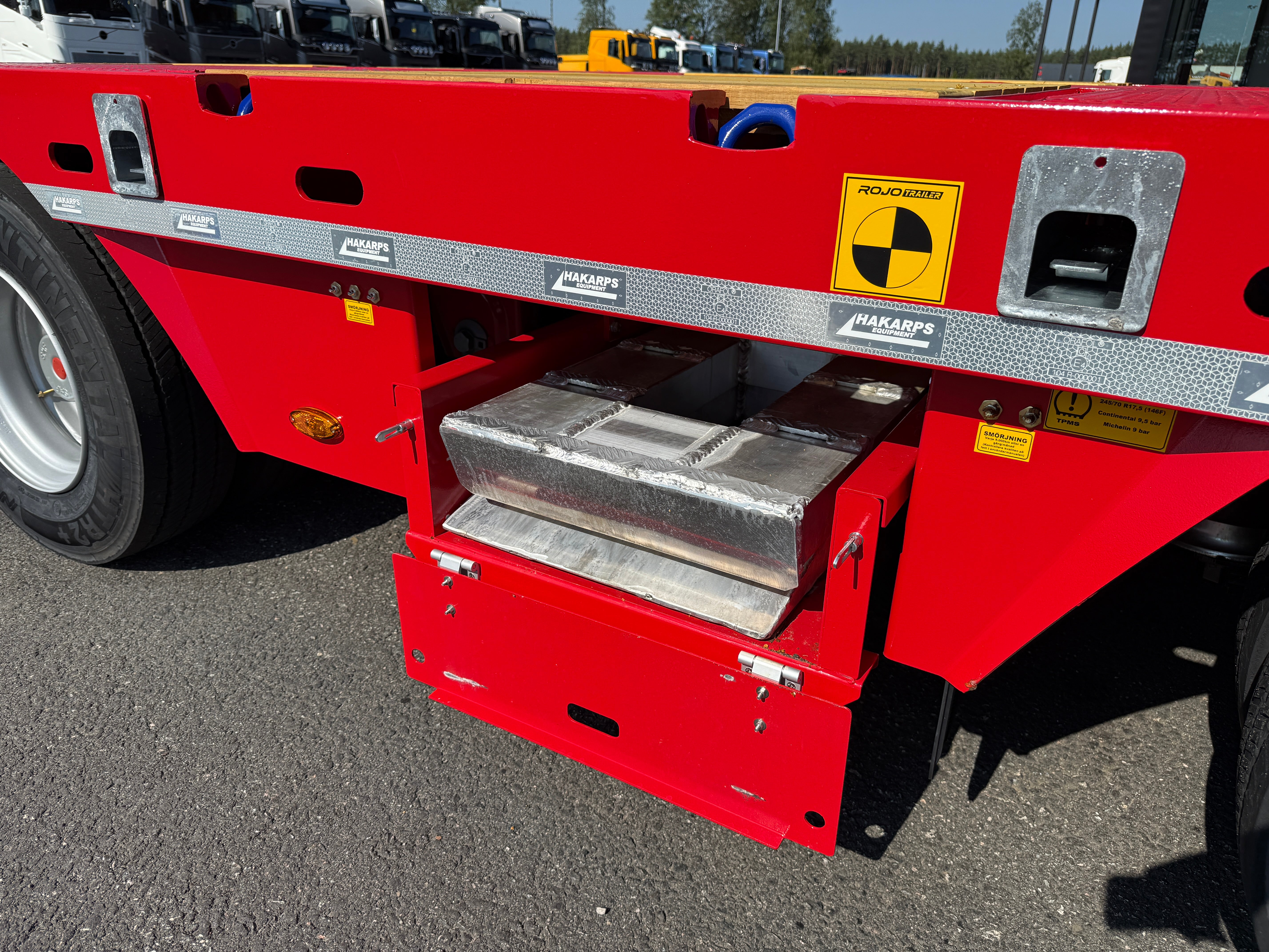 4 axlad ROJO 18,5m jumbotrailer 38 tons skattevikt