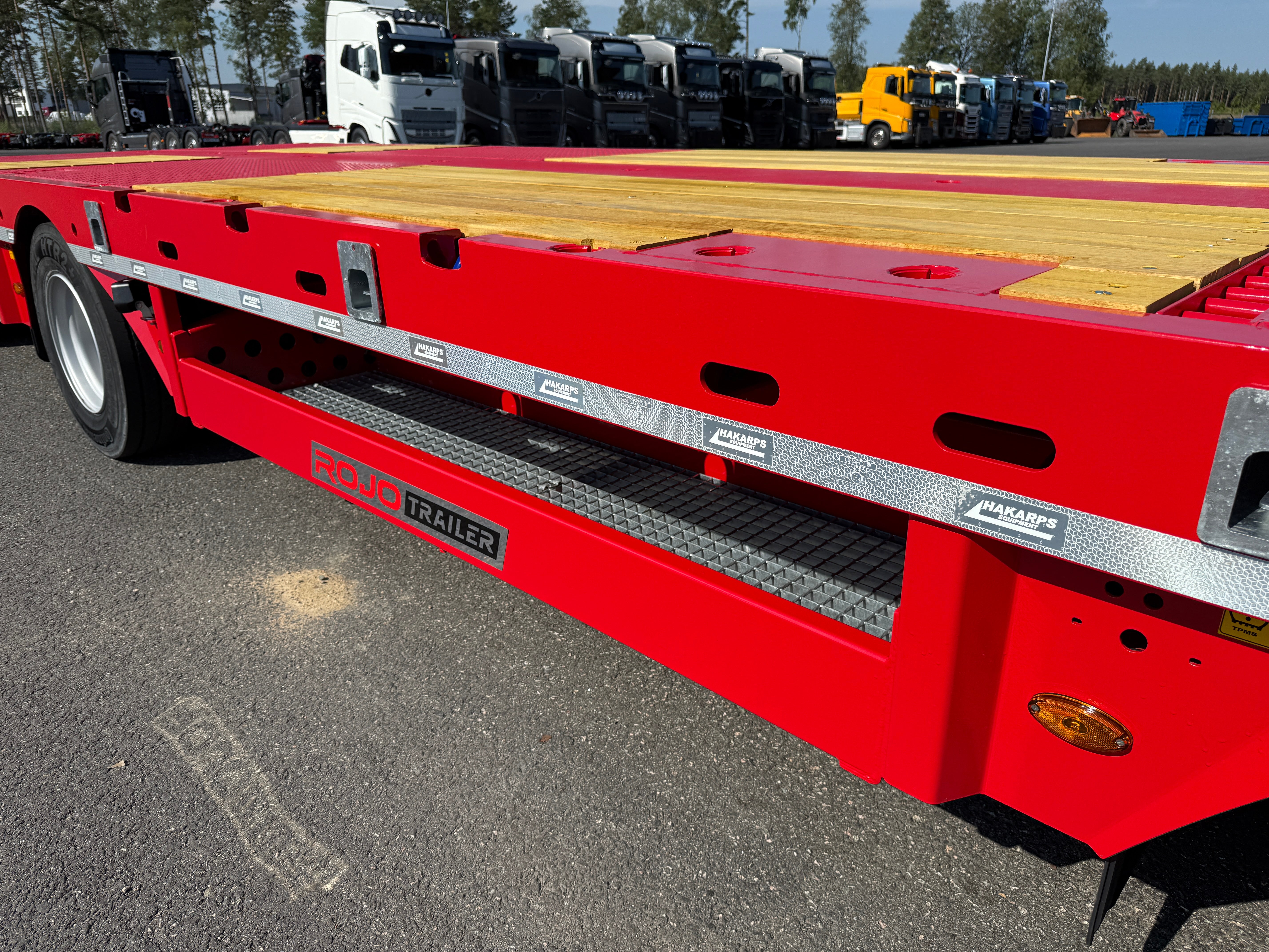 4 axlad ROJO 18,5m jumbotrailer 38 tons skattevikt