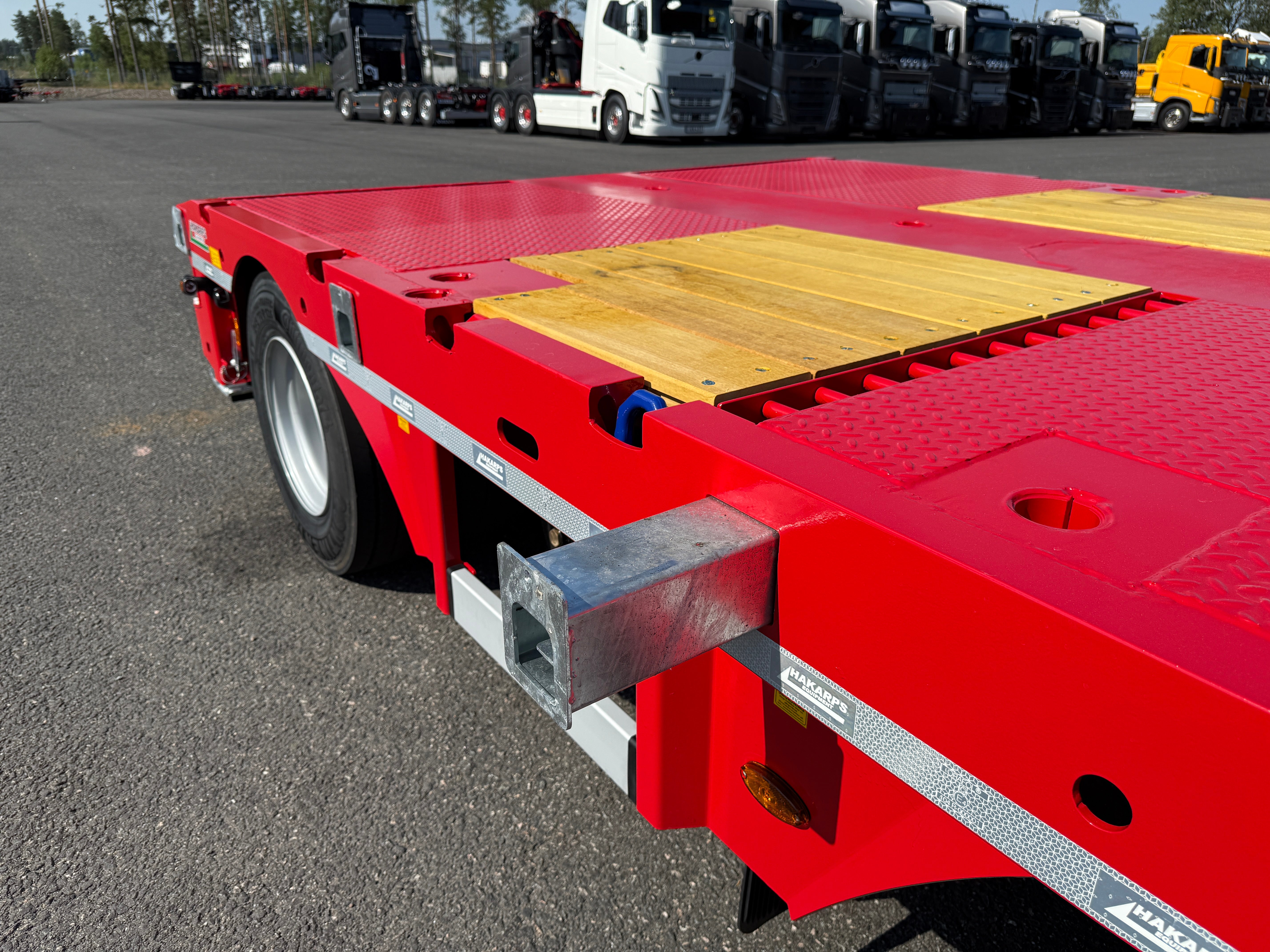 4 axlad ROJO 18,5m jumbotrailer 38 tons skattevikt