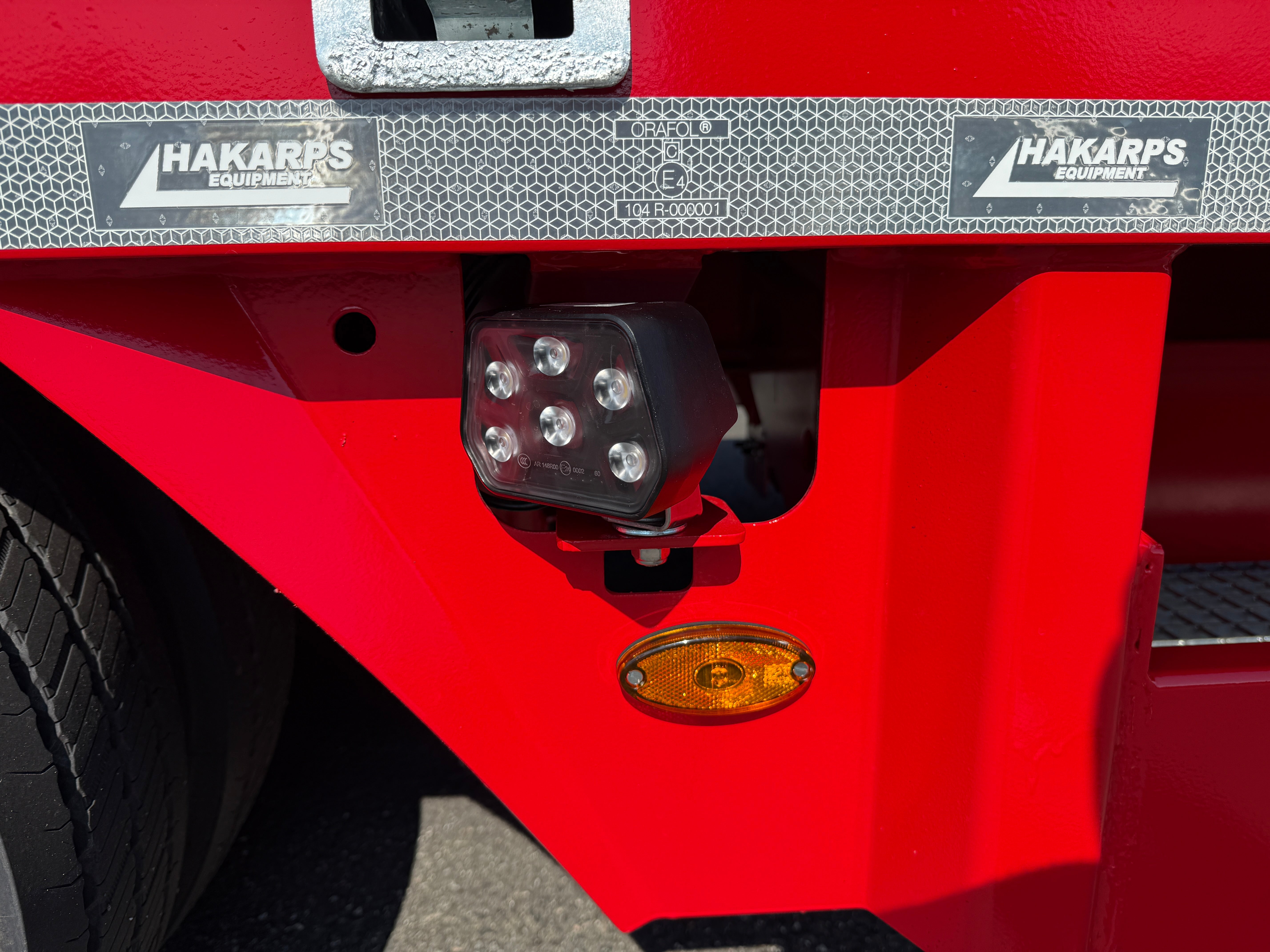 4 axlad ROJO 18,5m jumbotrailer 38 tons skattevikt