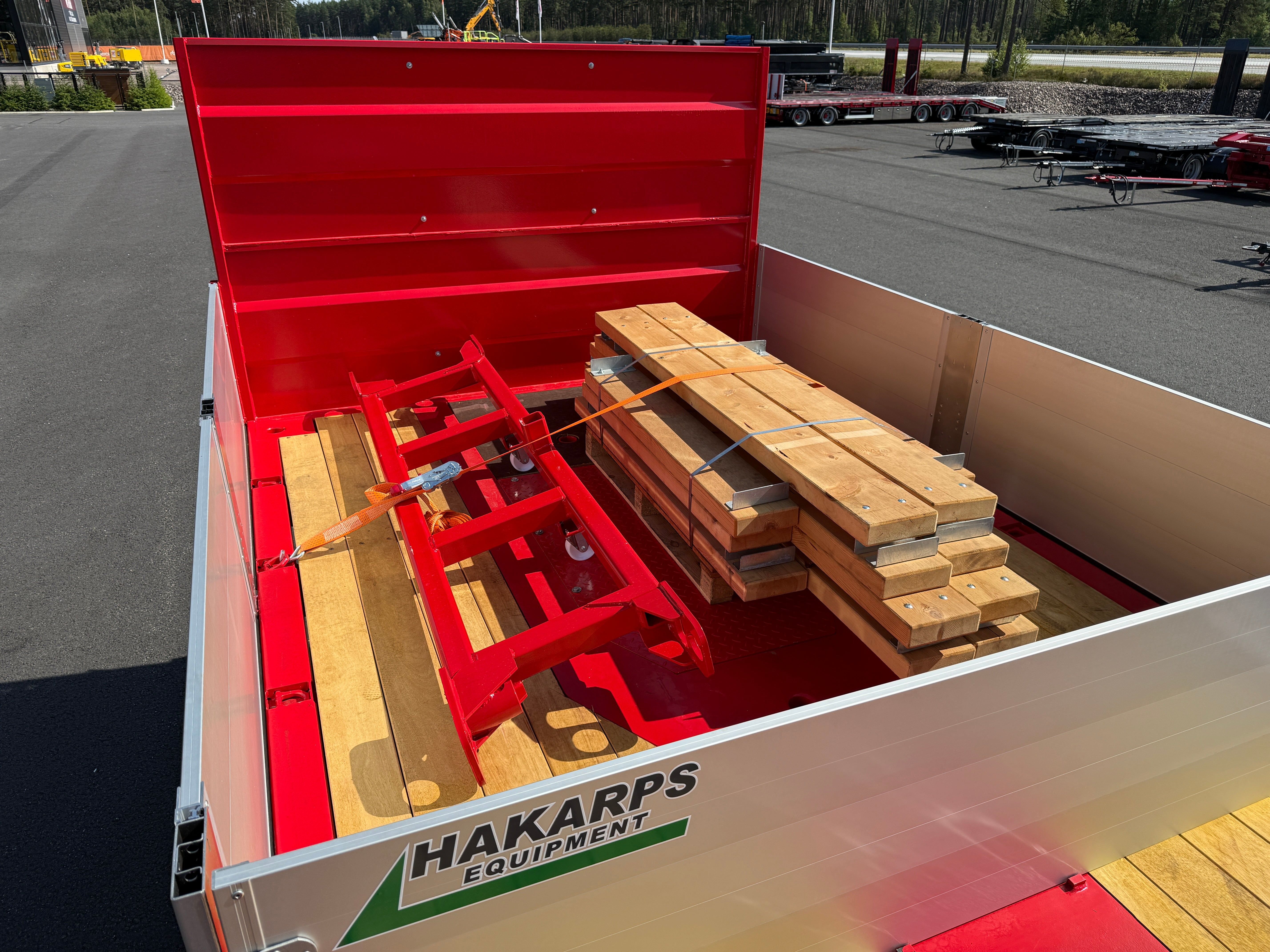 4 axlad ROJO 18,5m jumbotrailer 38 tons skattevikt