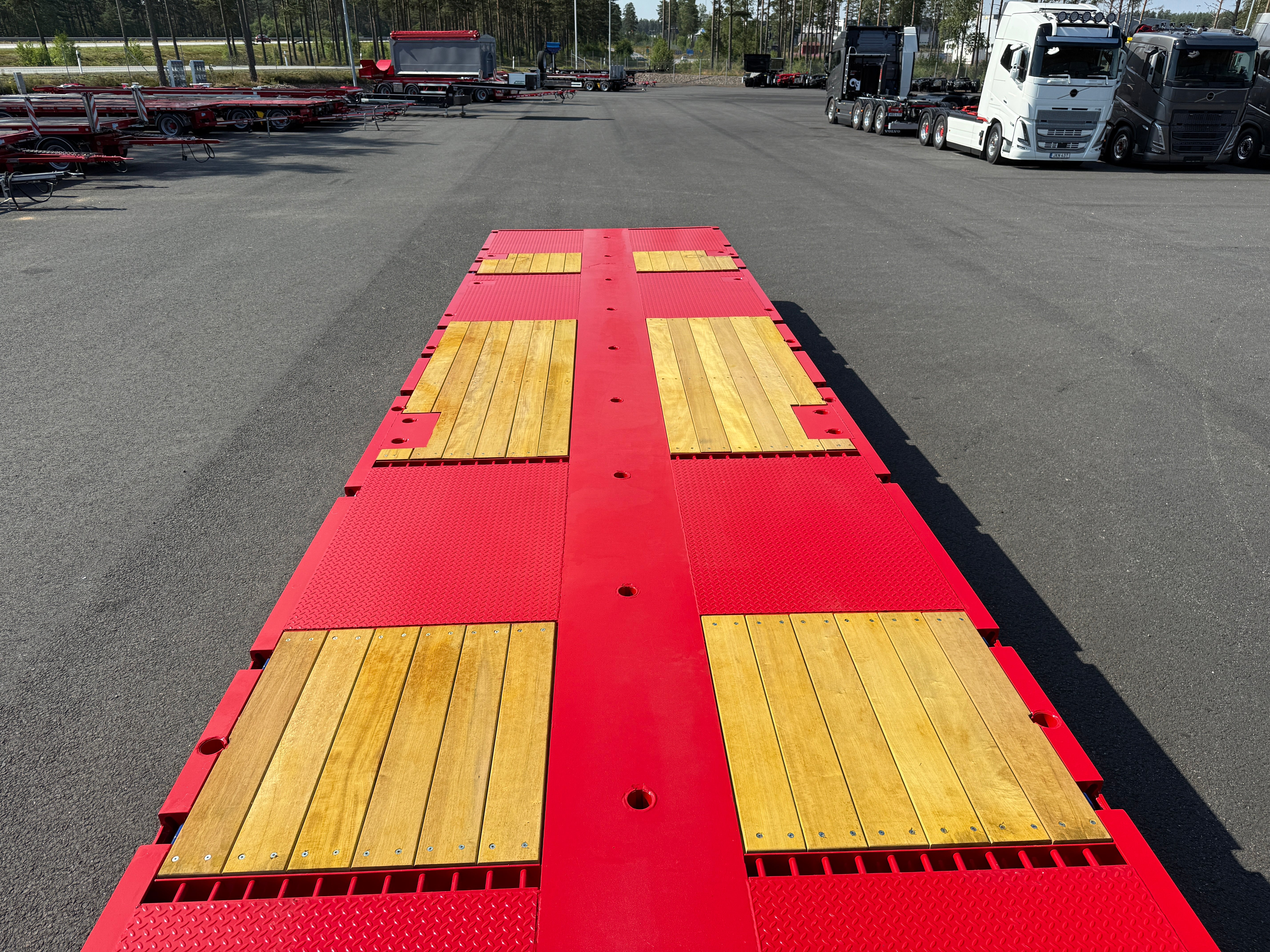 4 axlad ROJO 18,5m jumbotrailer 38 tons skattevikt