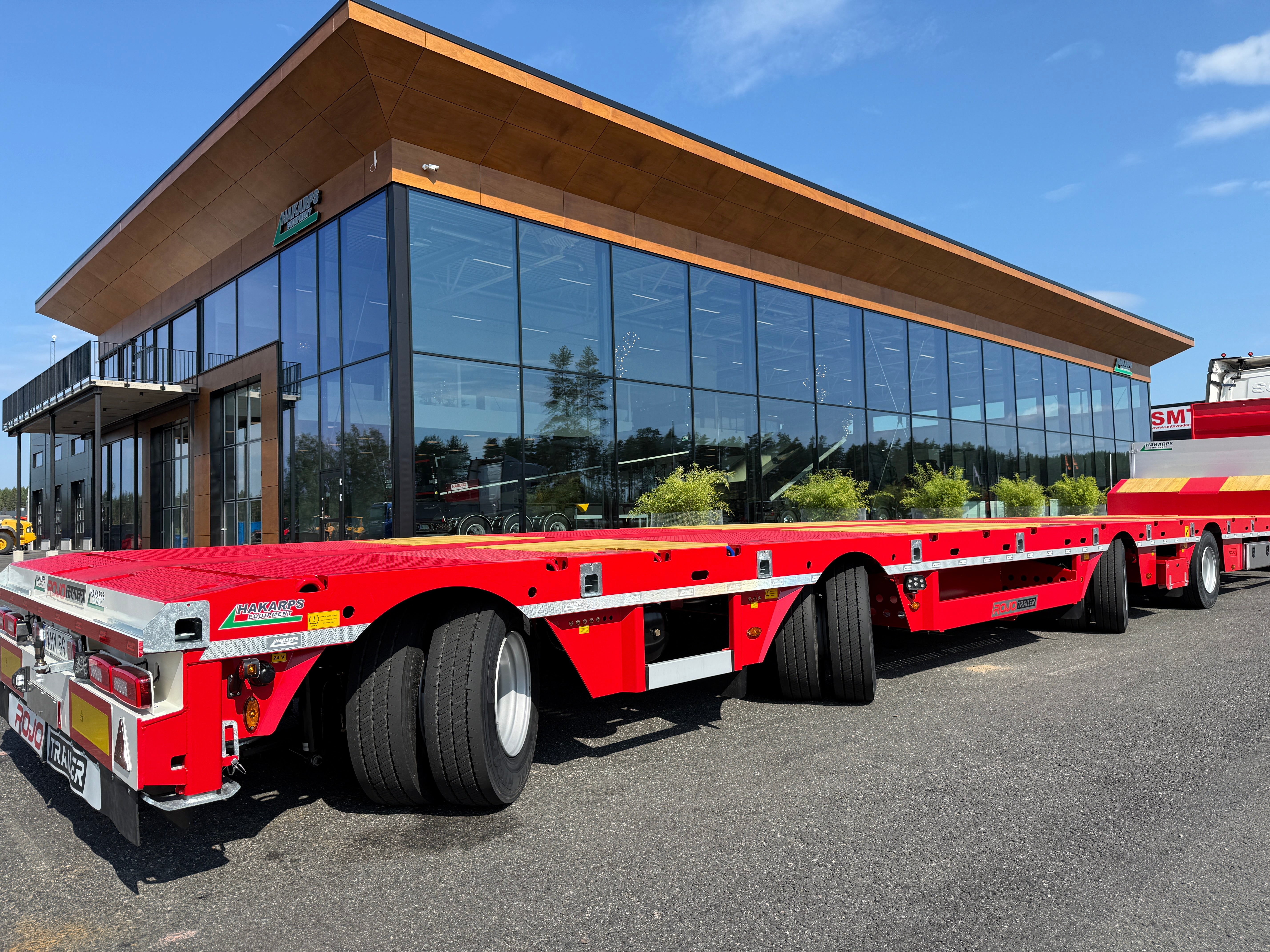 4 axlad ROJO 18,5m jumbotrailer 38 tons skattevikt