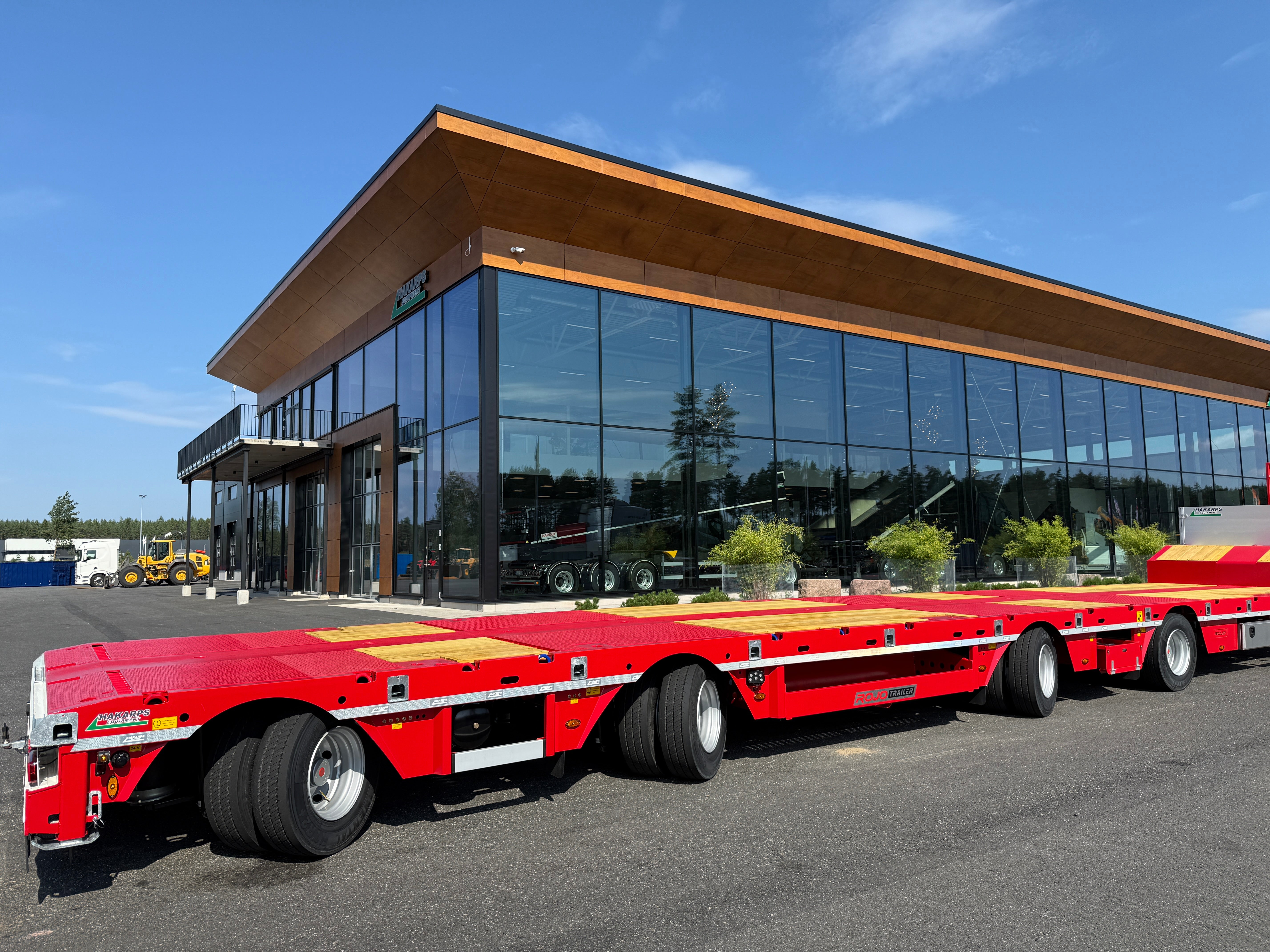 4 axlad ROJO 18,5m jumbotrailer 38 tons skattevikt