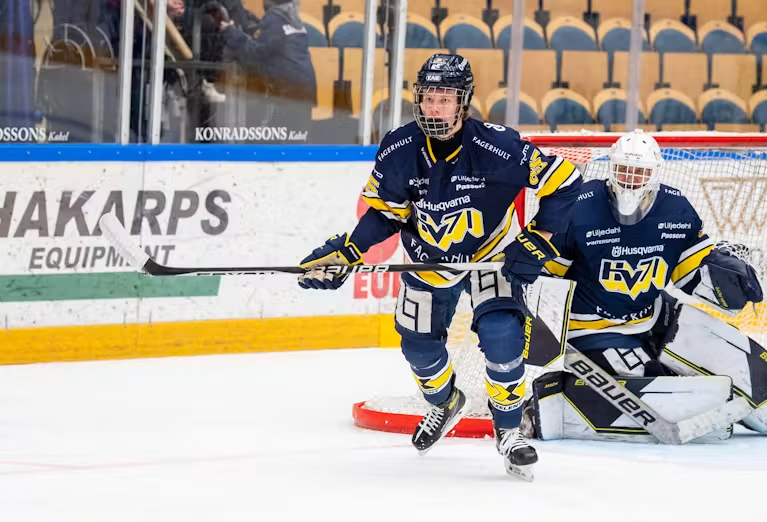 Ett hjärta som klappar för ishockey