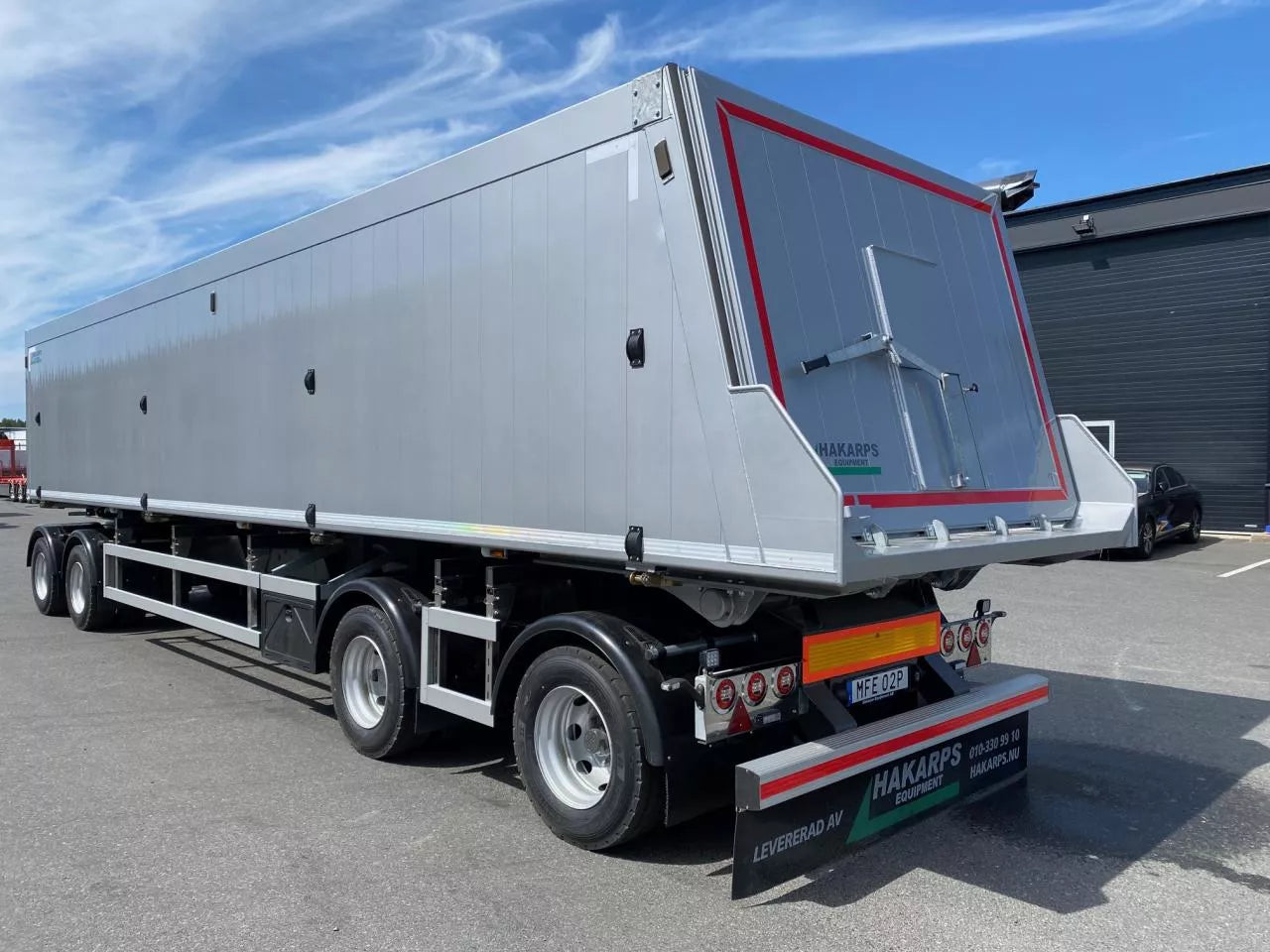 4 axlad 38 tons aluminium vagn 45m3