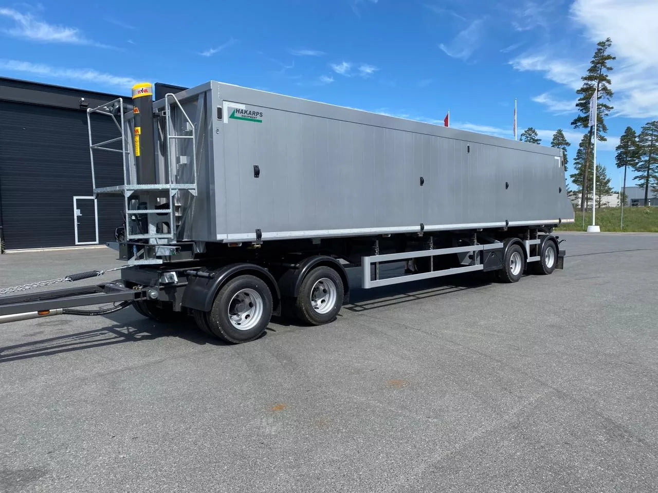 4 axlad 38 tons aluminium vagn 45m3