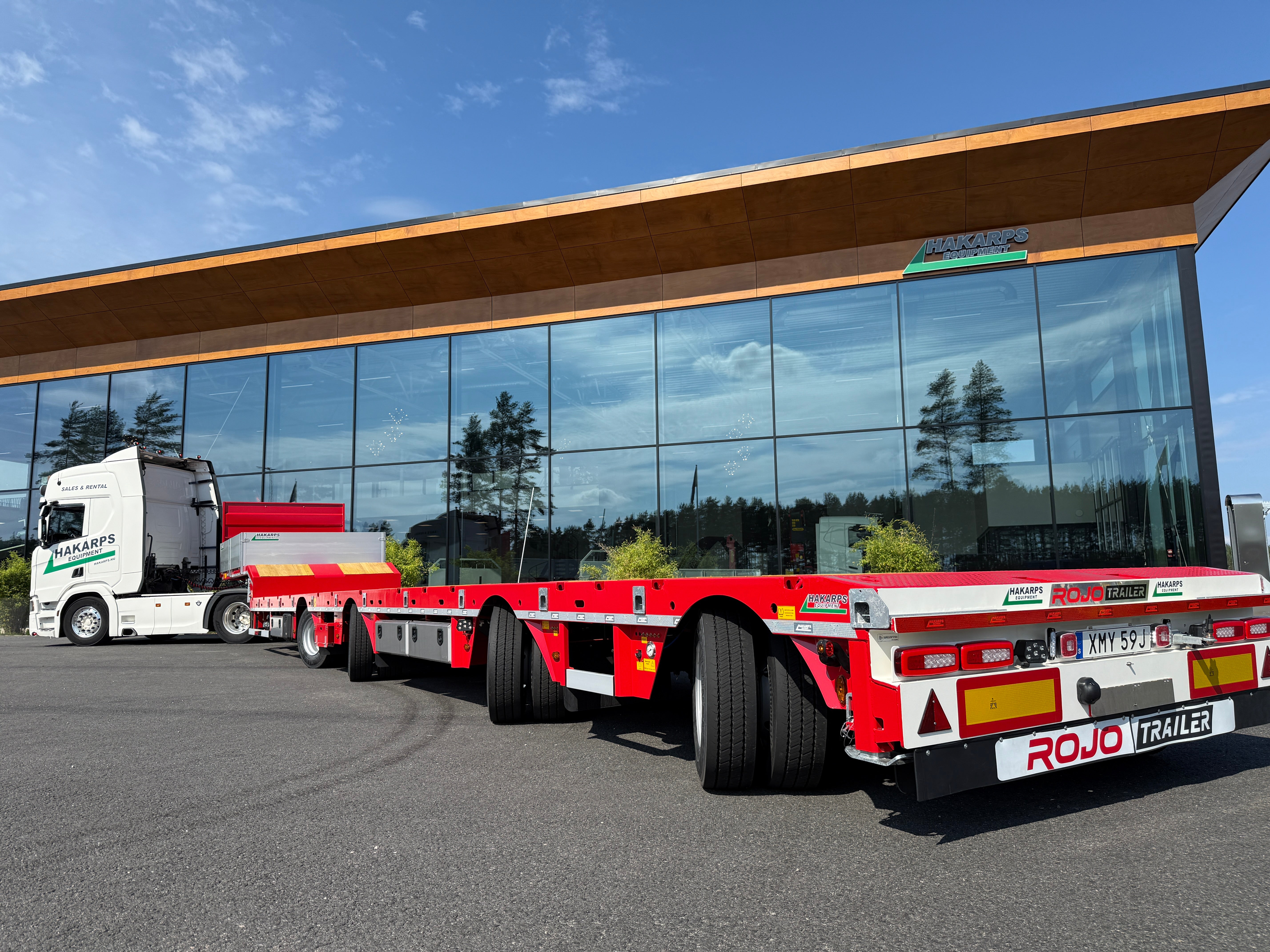 4 axlad ROJO 18,5m jumbotrailer 38 tons skattevikt