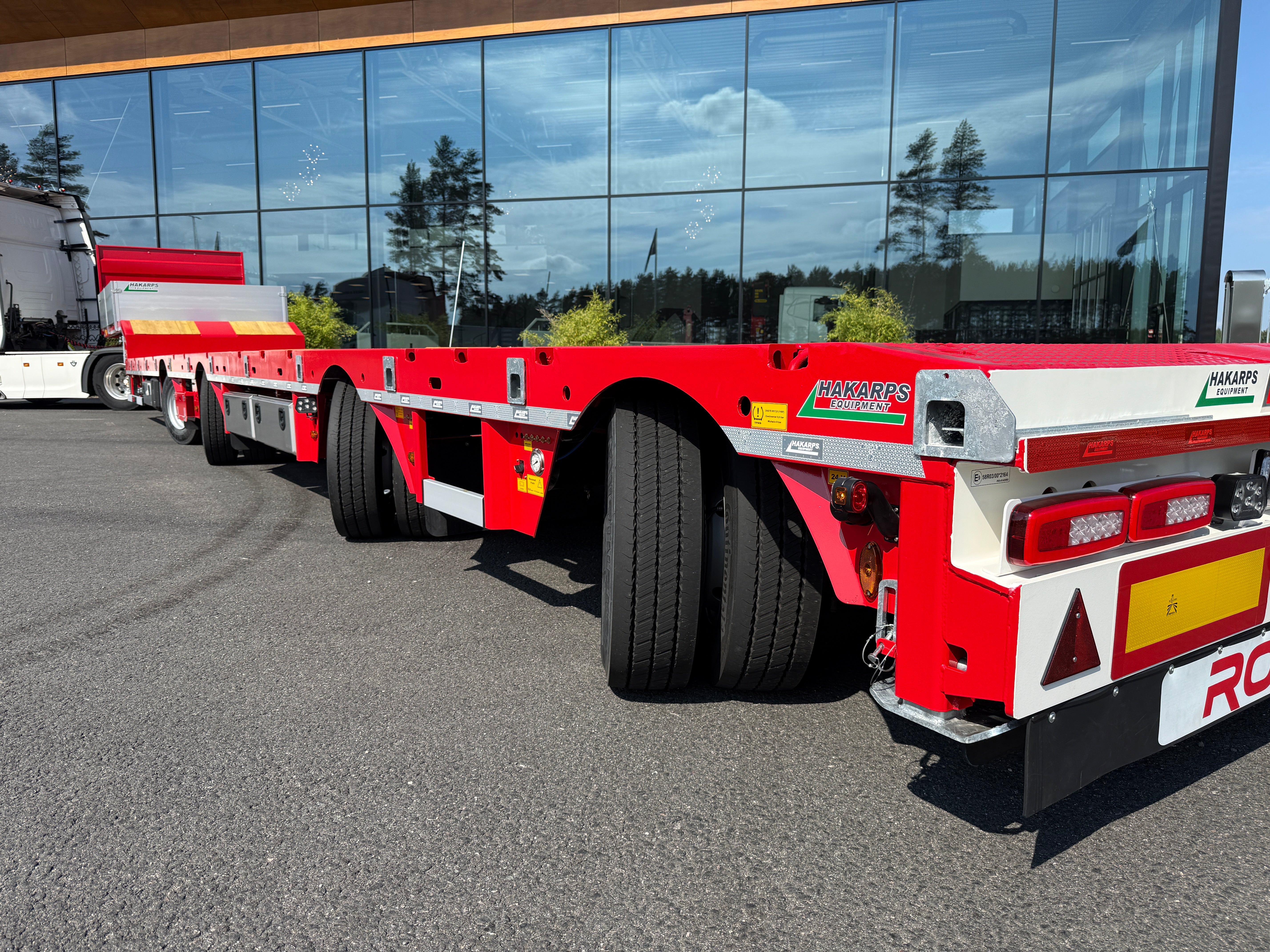 4 axlad ROJO 18,5m jumbotrailer 38 tons skattevikt