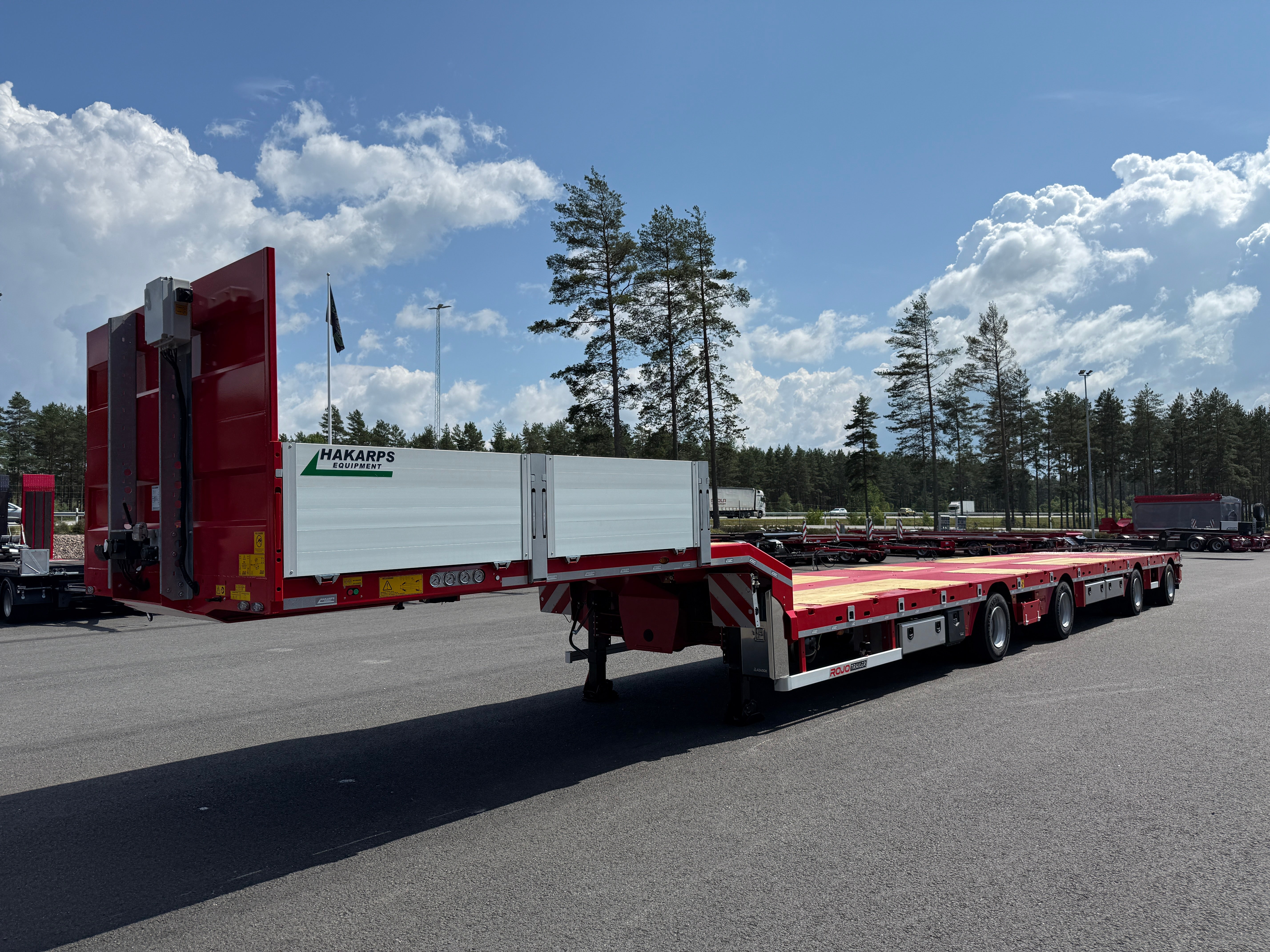 4 axlad ROJO 18,5m jumbotrailer 38 tons skattevikt