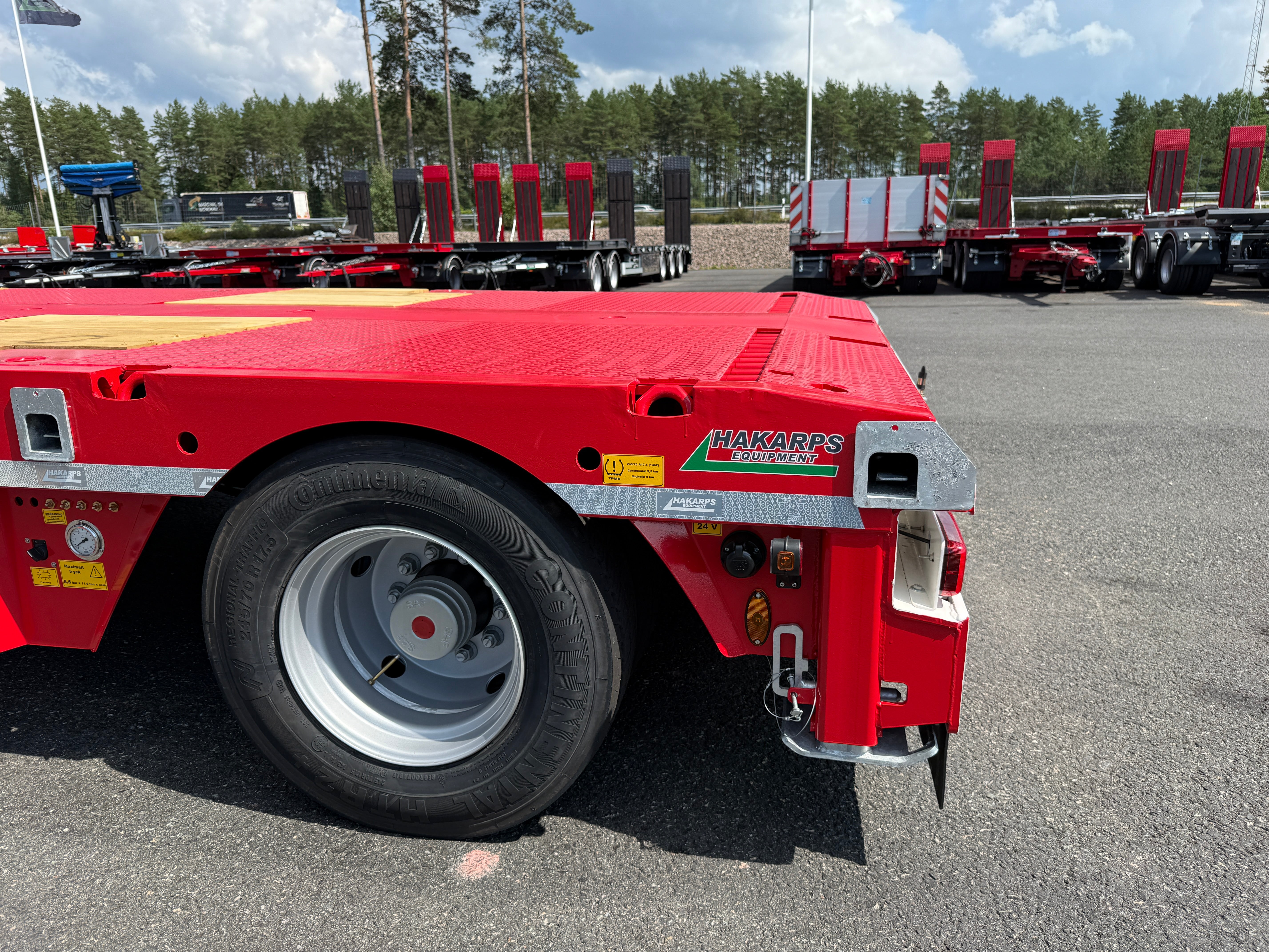 4 axlad ROJO 18,5m jumbotrailer 38 tons skattevikt