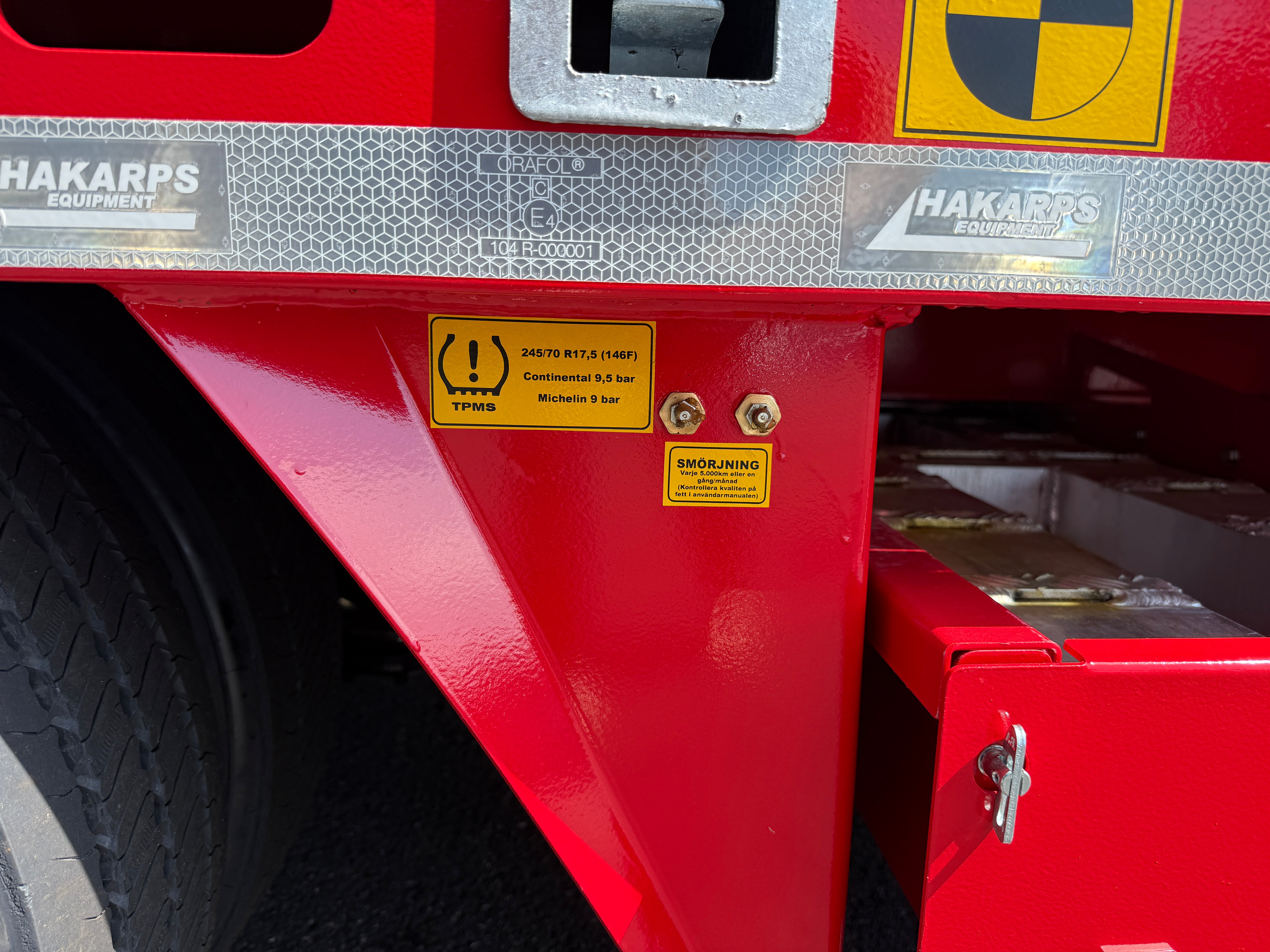 4 axlad ROJO 18,5m jumbotrailer 38 tons skattevikt