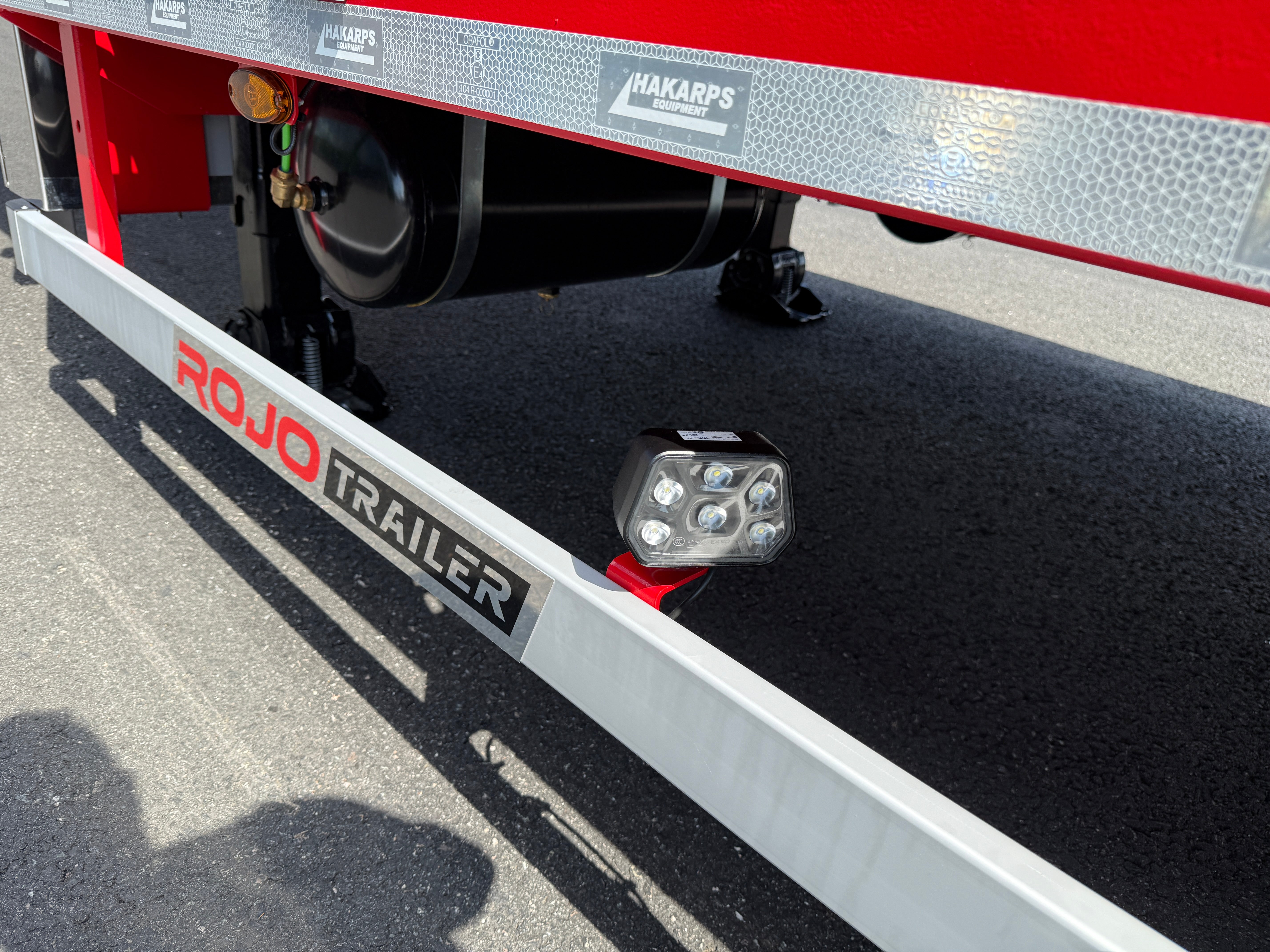 4 axlad ROJO 18,5m jumbotrailer 38 tons skattevikt
