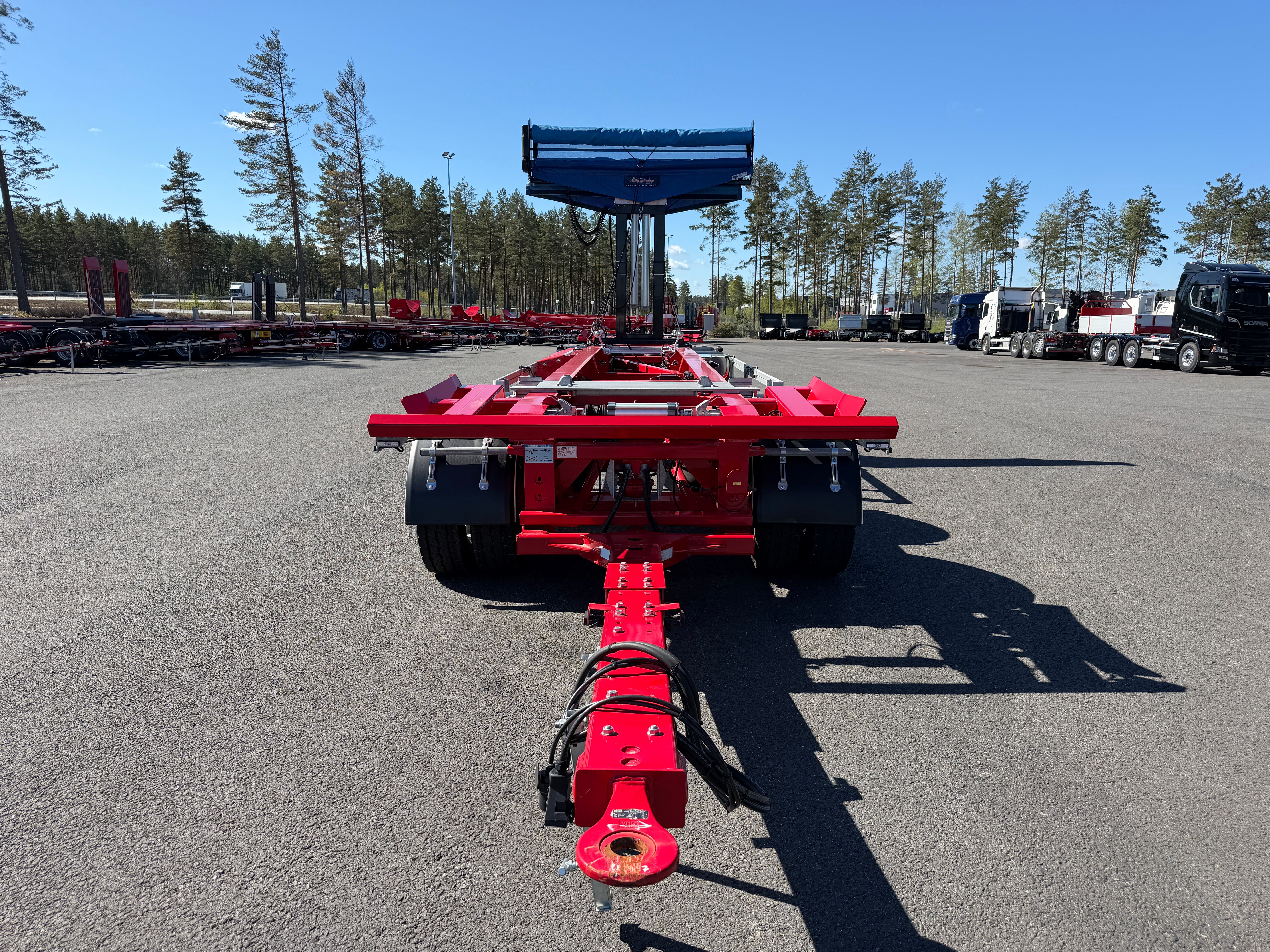 4 axlad 38 tons lastväxlarvagn med HyCover
