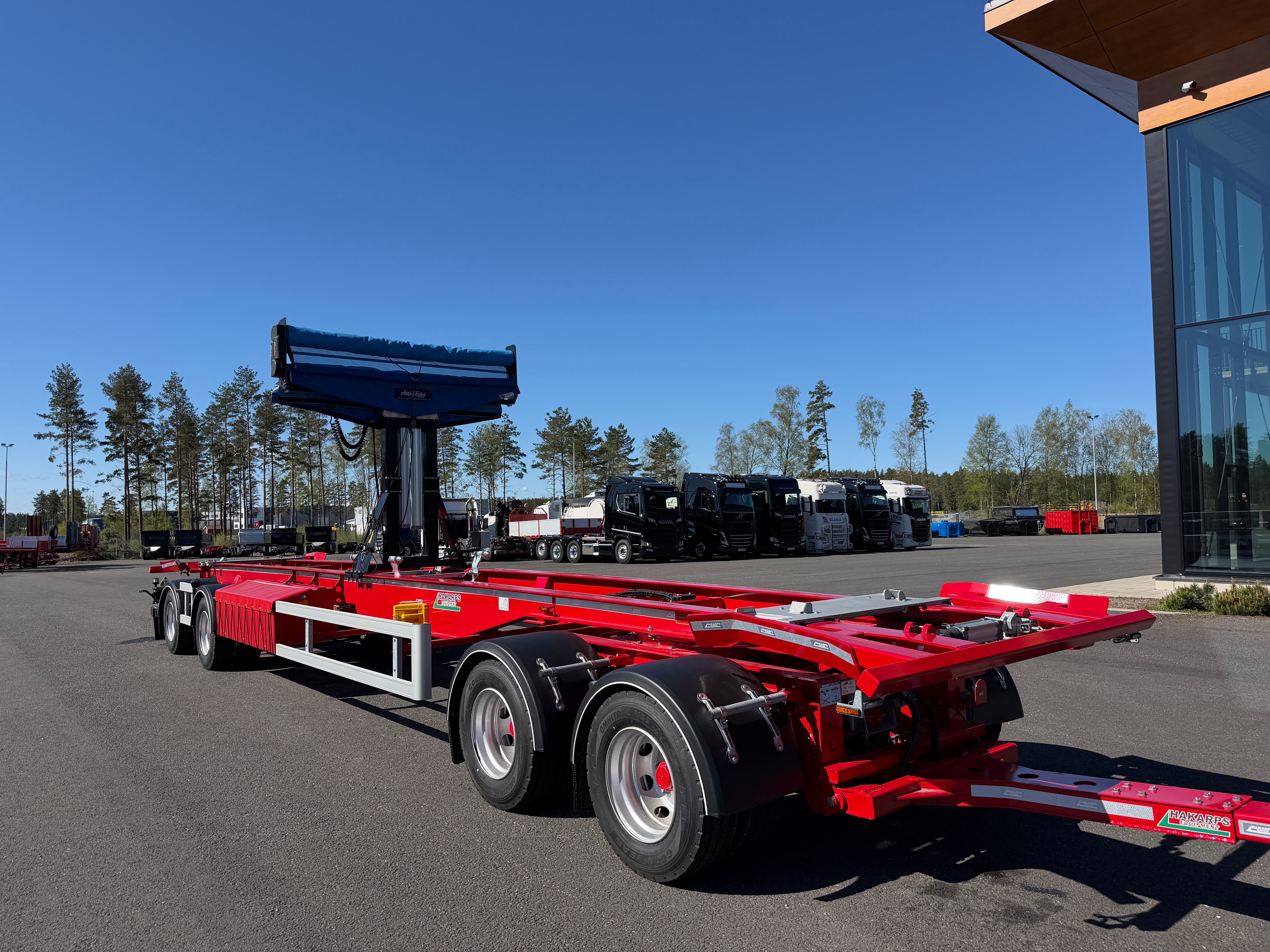 4 axlad 38 tons lastväxlarvagn med HyCover