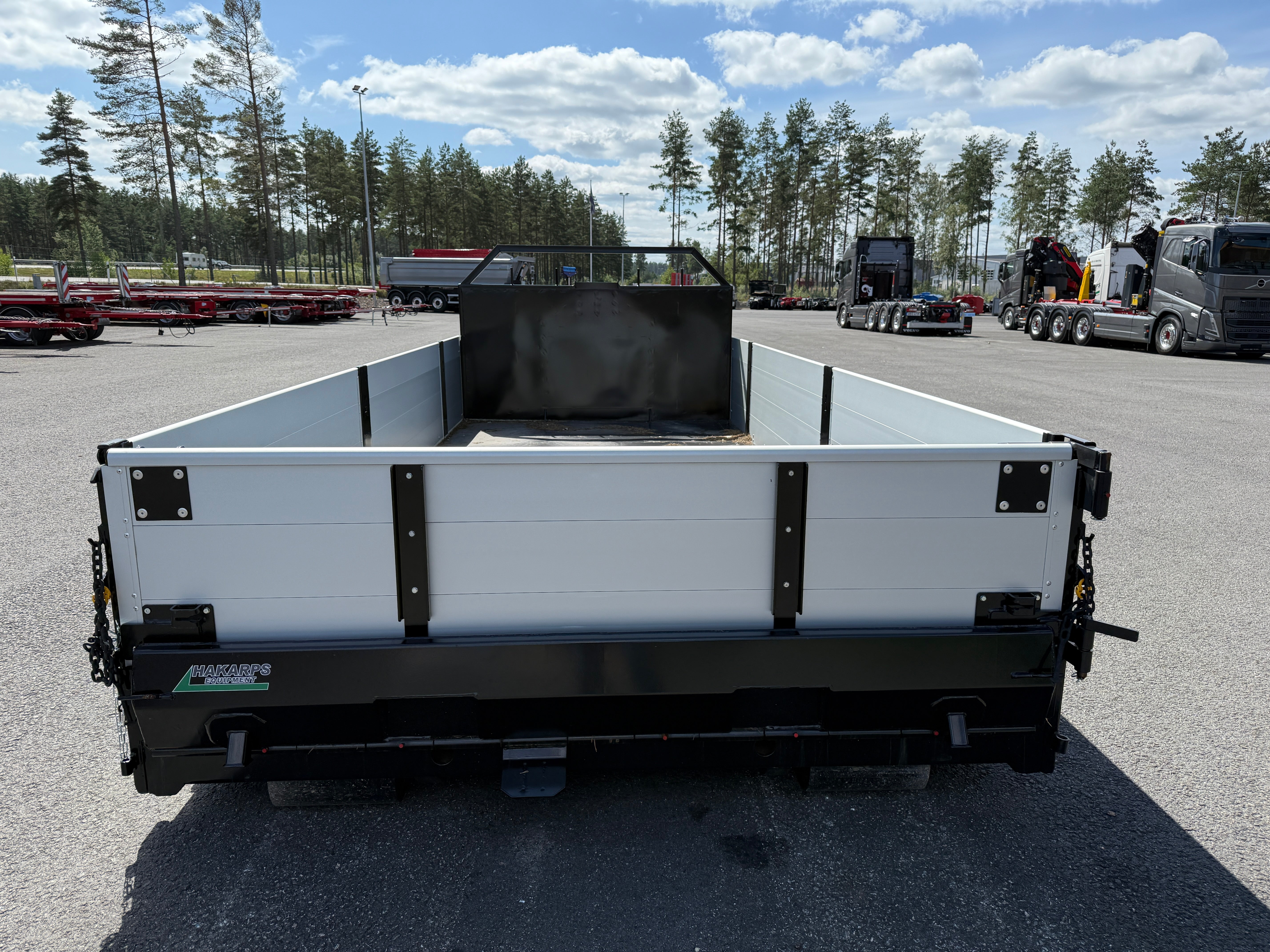 Lastväxlarflak med alulämmar grusförstärkt 6.000mm
