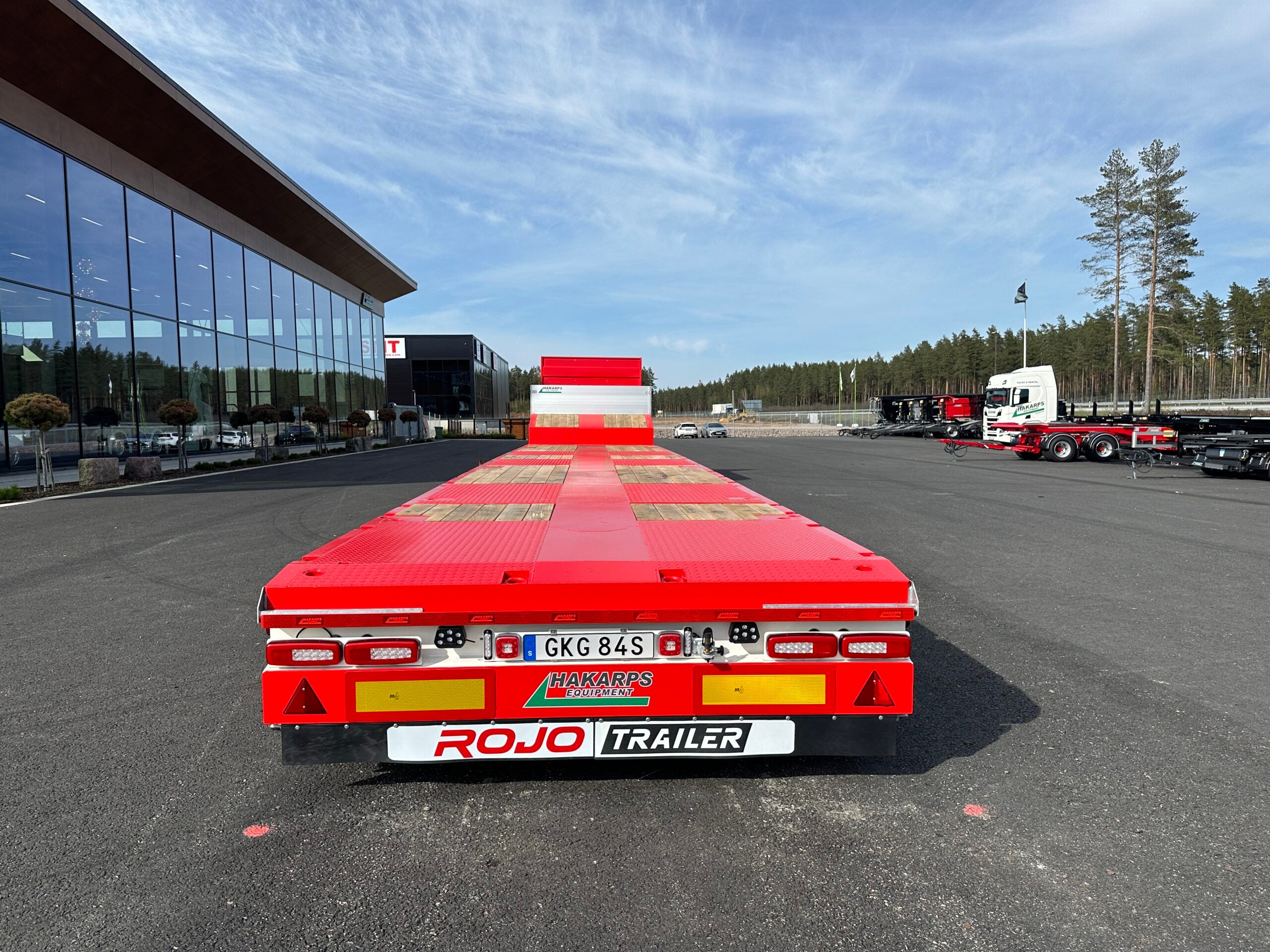4 axlad ROJO 18,5m jumbotrailer 9m trombon 38 tons skattevikt