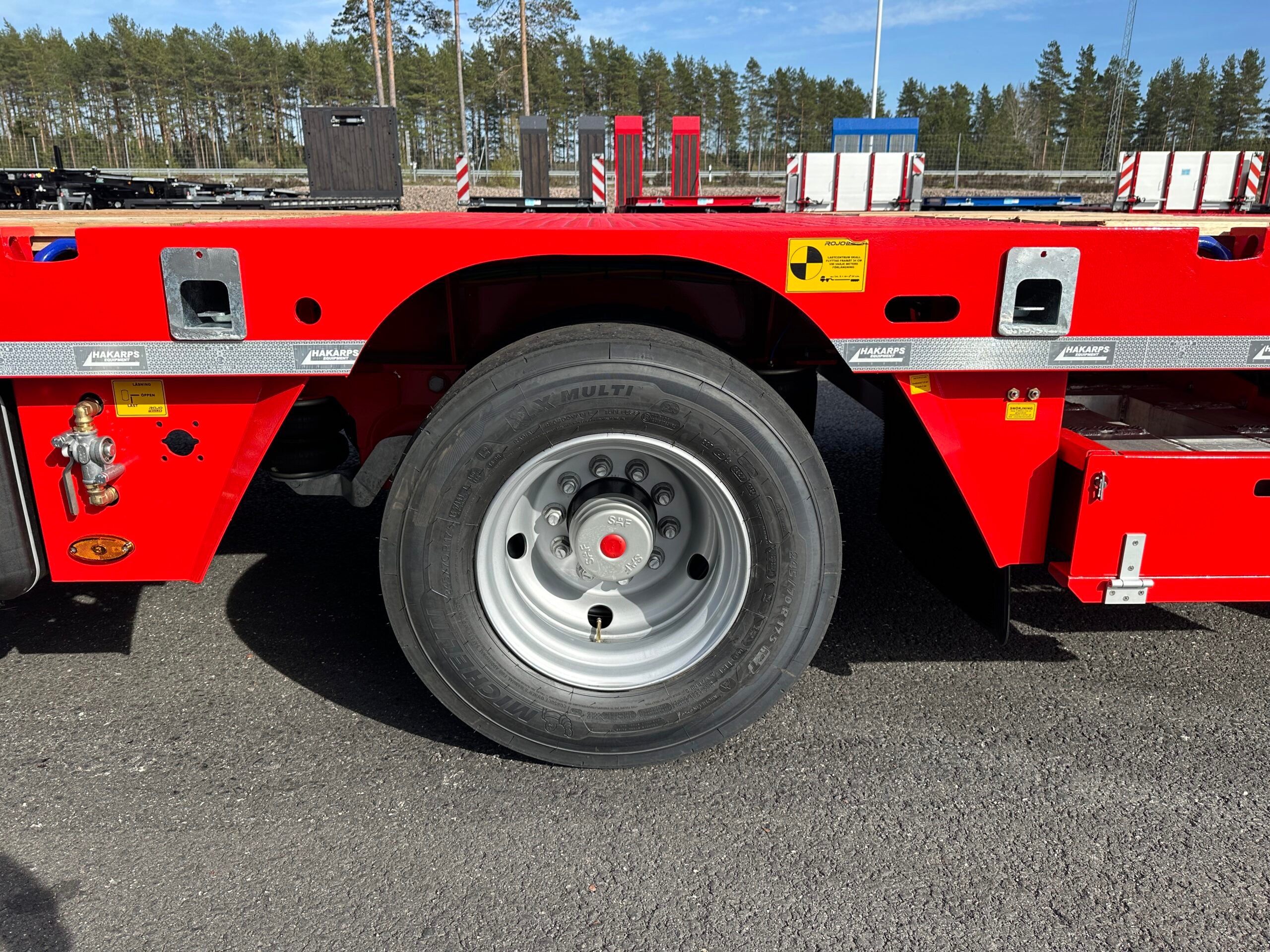 4 axlad ROJO 18,5m jumbotrailer 9m trombon 38 tons skattevikt