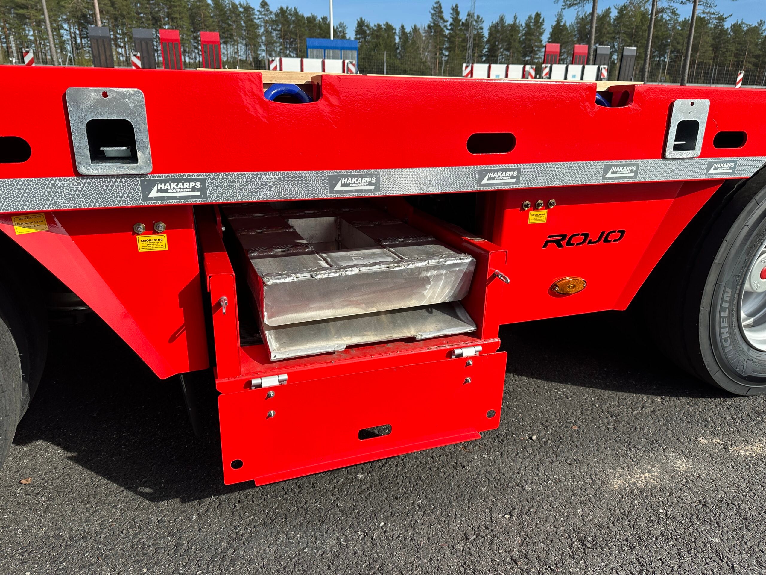 4 axlad ROJO 18,5m jumbotrailer 9m trombon 38 tons skattevikt