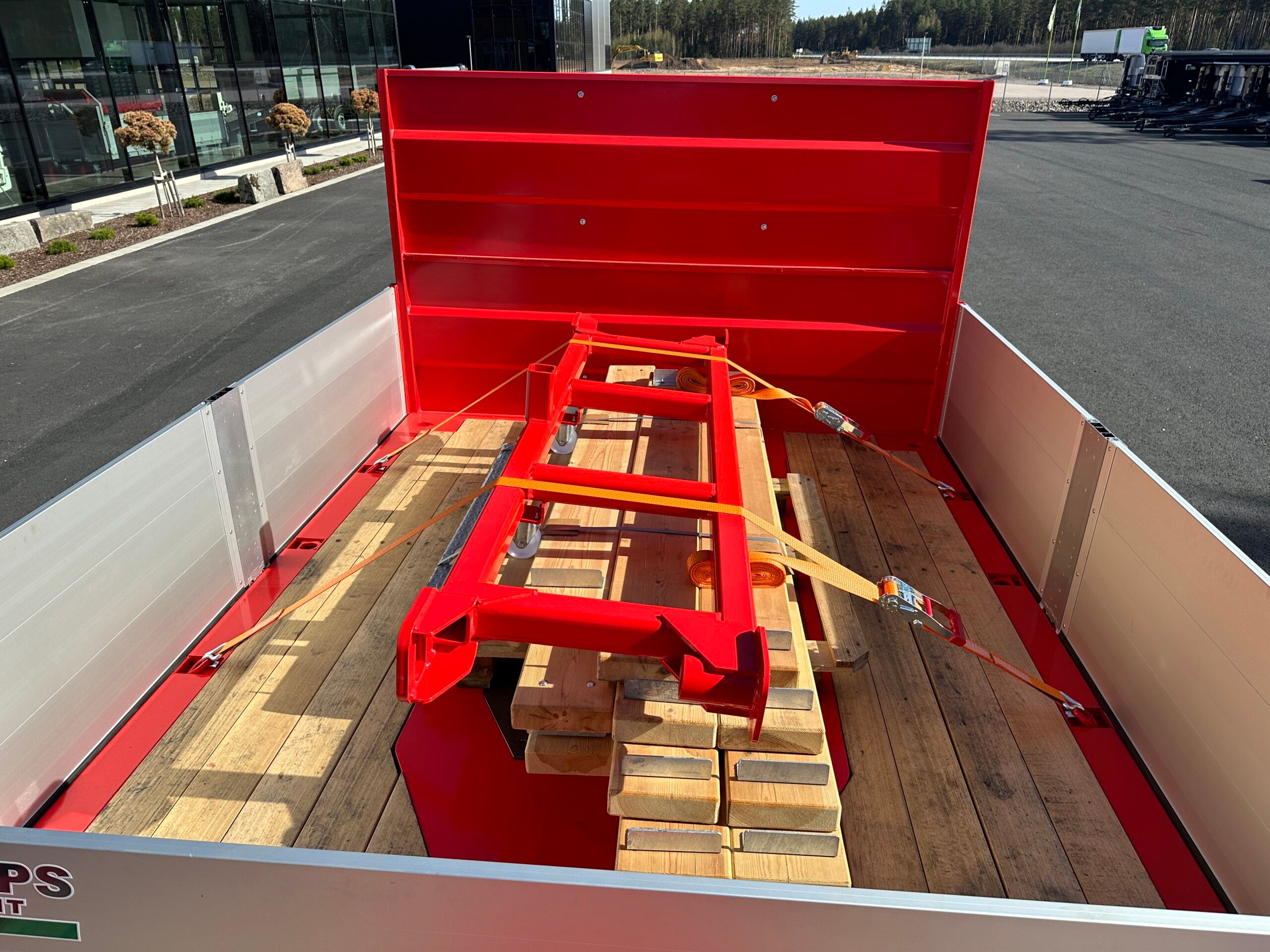 4 axlad ROJO 18,5m jumbotrailer 9m trombon 38 tons skattevikt
