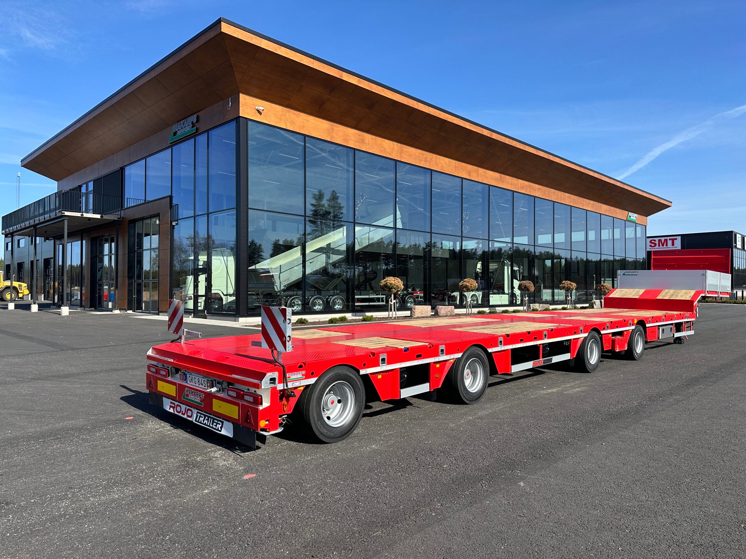 4 axlad ROJO 18,5m jumbotrailer 9m trombon 38 tons skattevikt