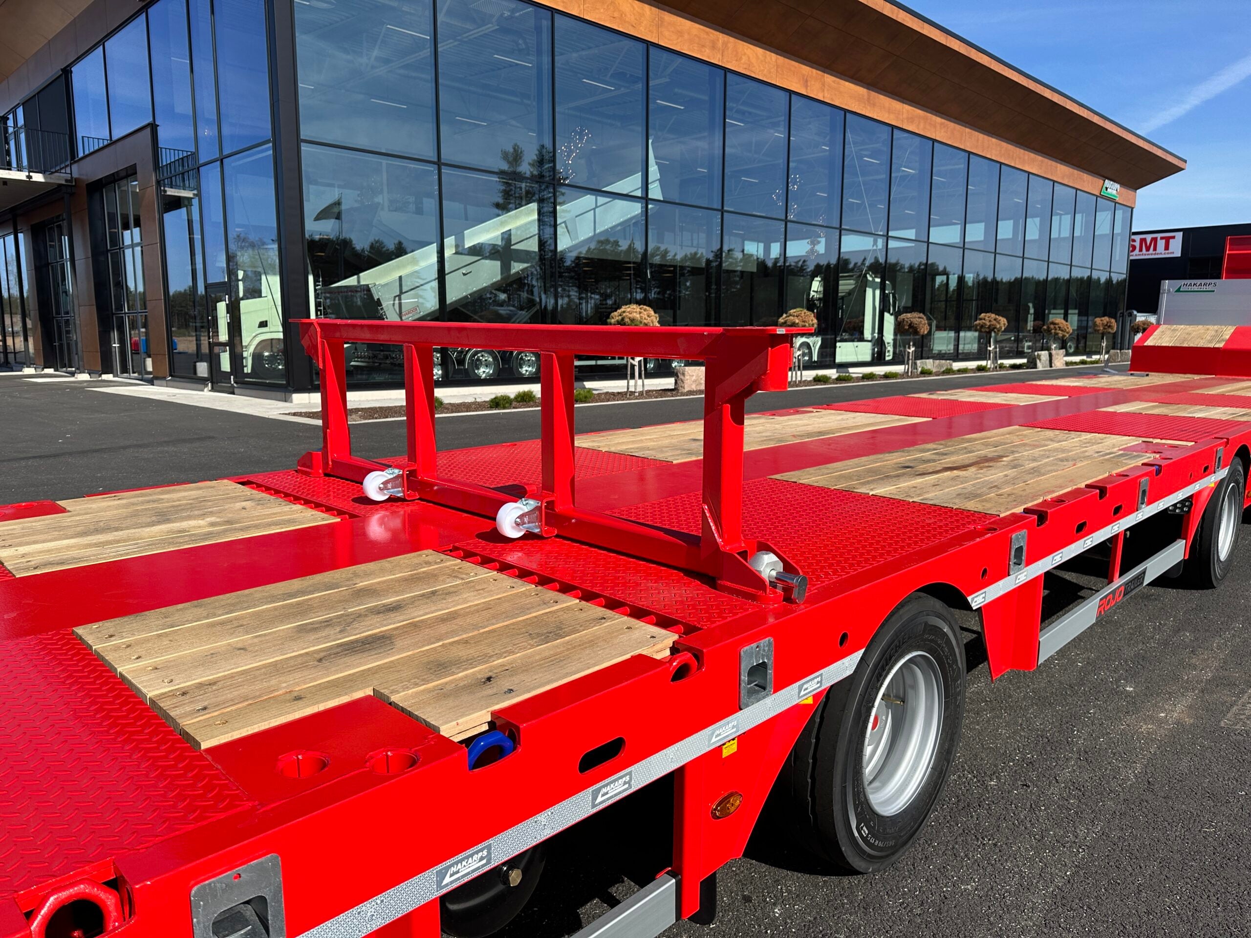 4 axlad ROJO 18,5m jumbotrailer 9m trombon 38 tons skattevikt