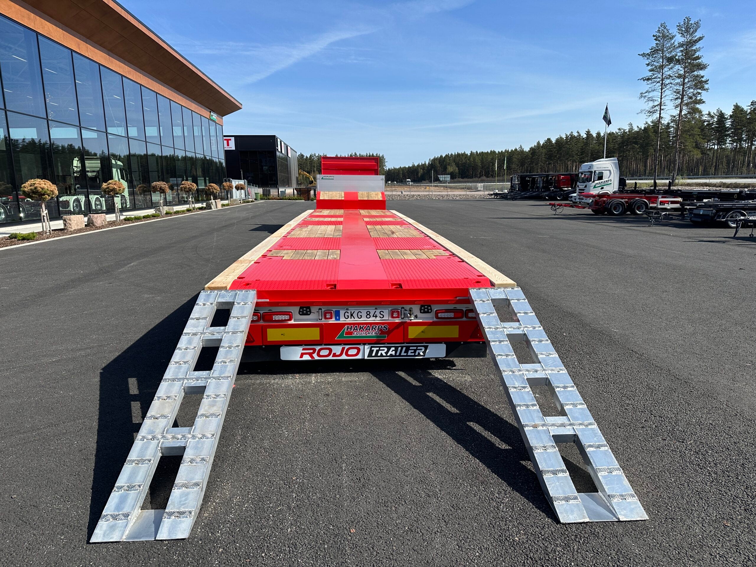 4 axlad ROJO 18,5m jumbotrailer 9m trombon 38 tons skattevikt