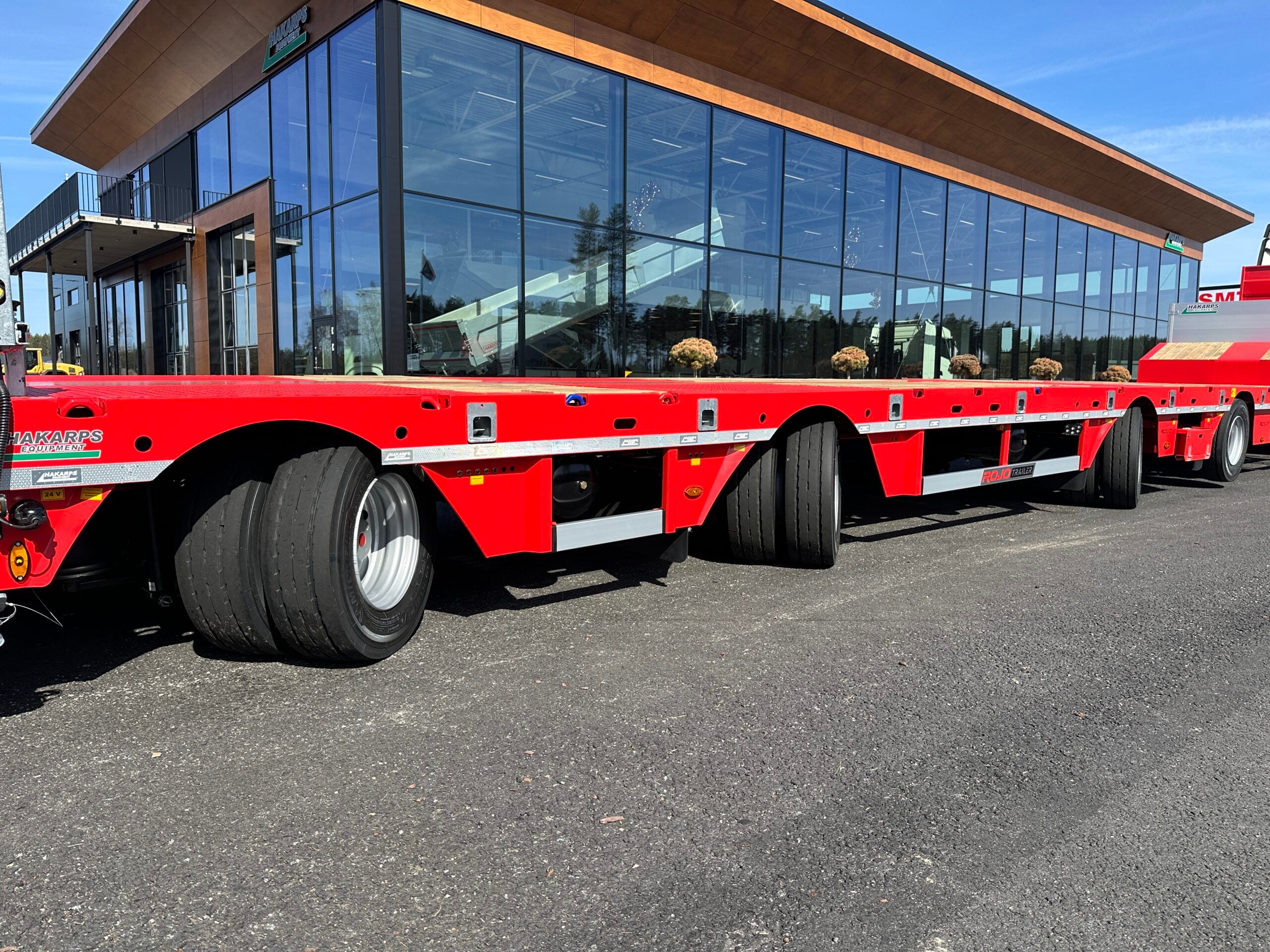 4 axlad ROJO 18,5m jumbotrailer 9m trombon 38 tons skattevikt