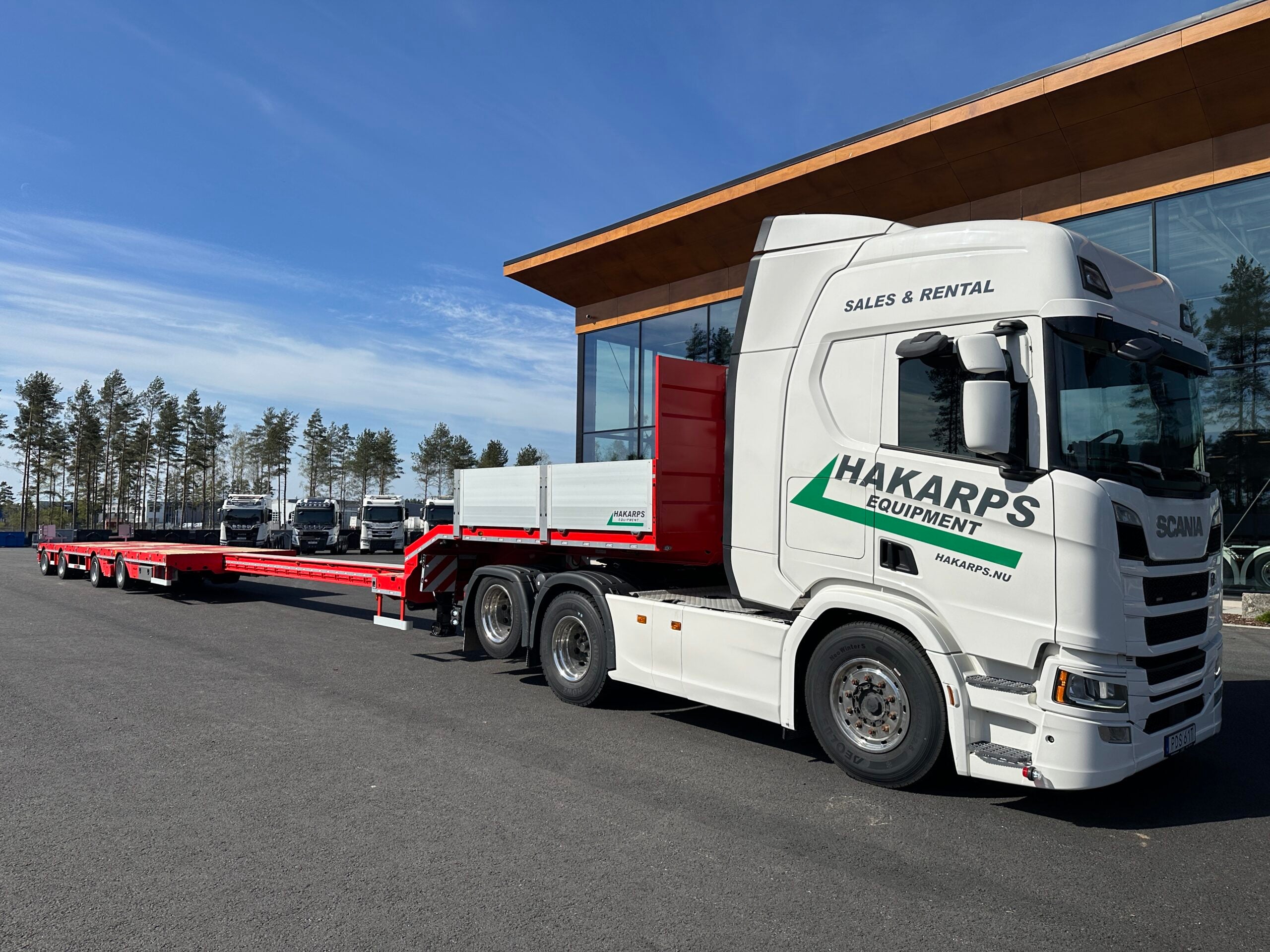 4 axlad ROJO 18,5m jumbotrailer 9m trombon 38 tons skattevikt