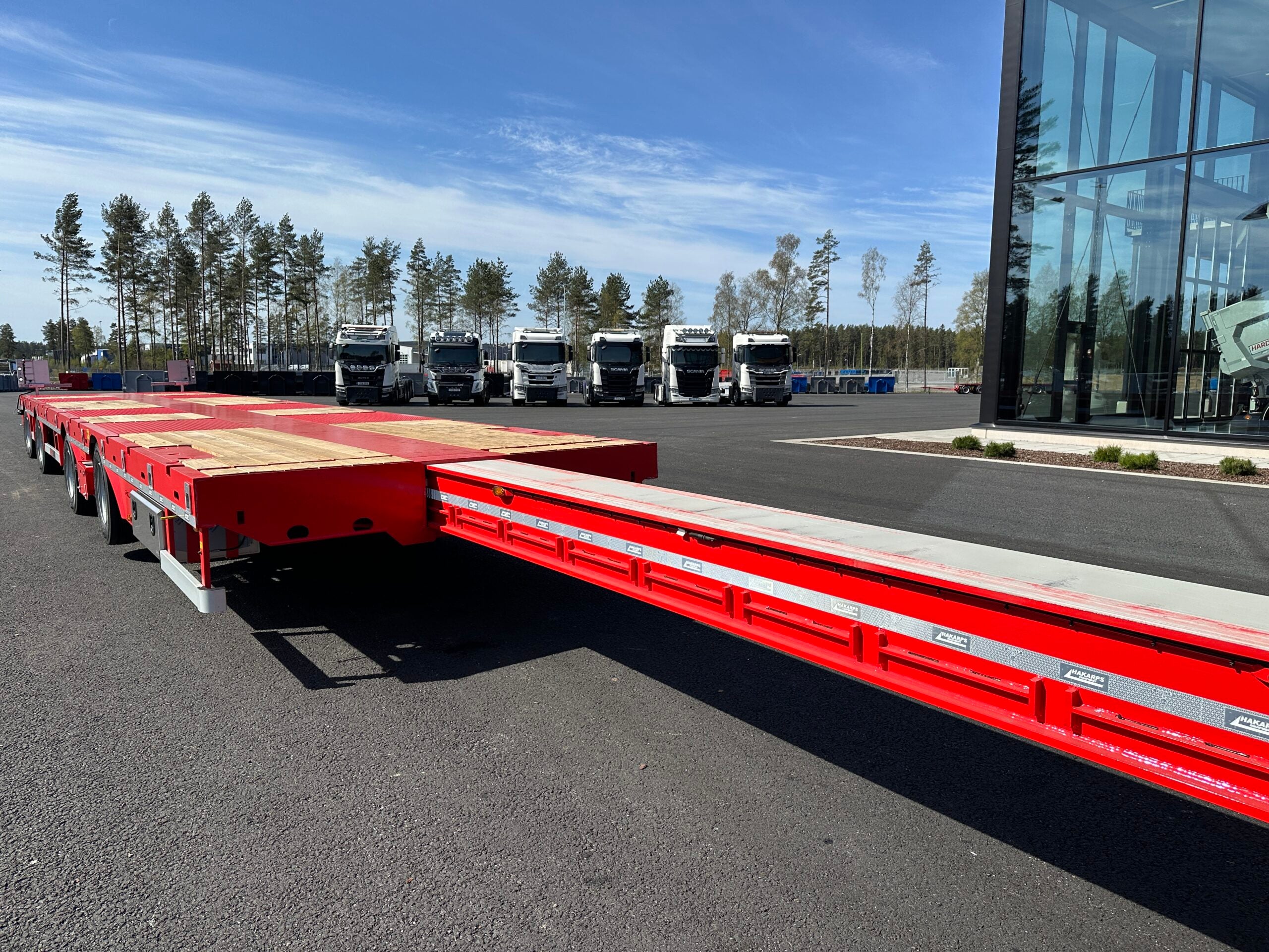 4 axlad ROJO 18,5m jumbotrailer 9m trombon 38 tons skattevikt