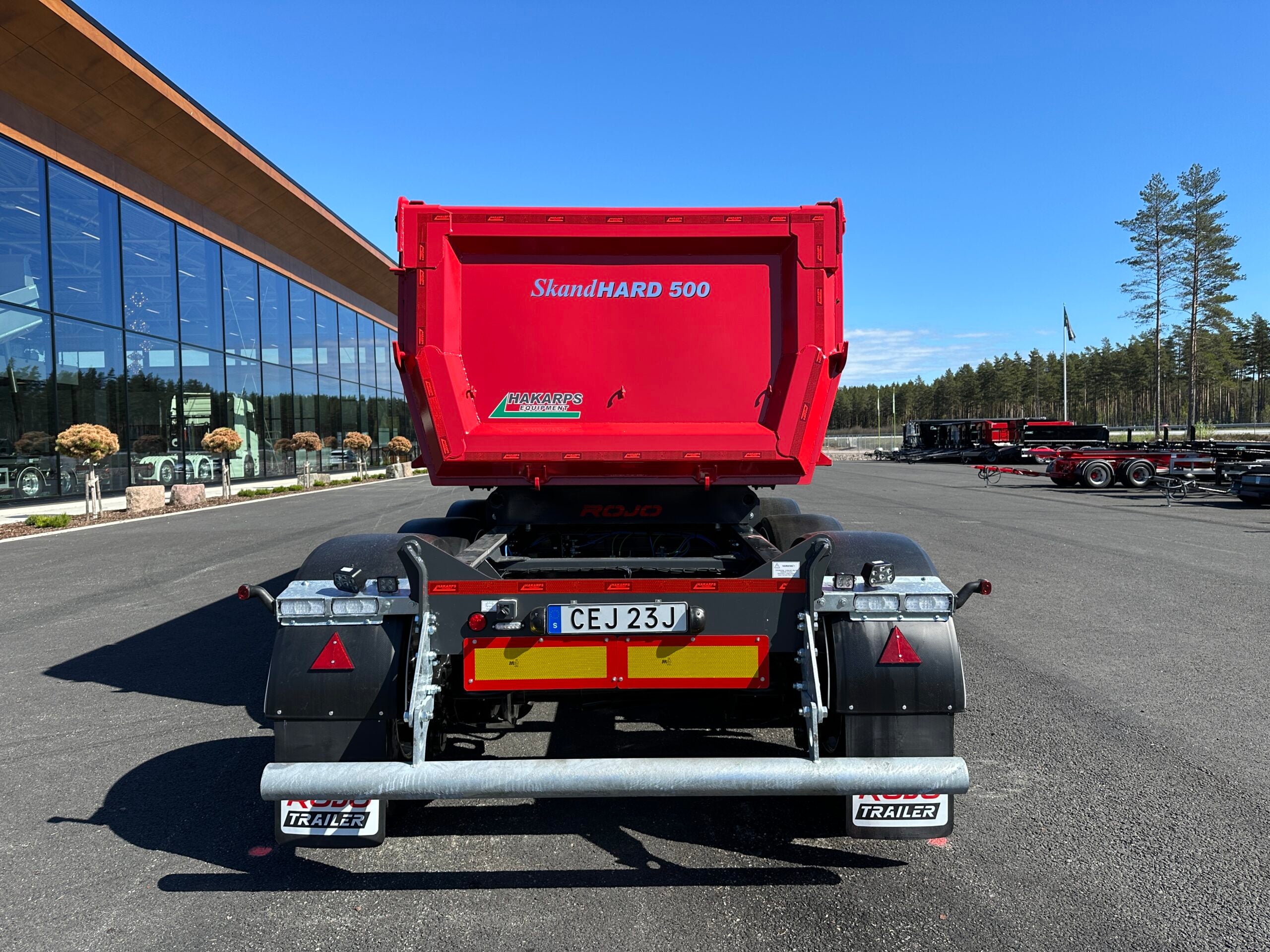 3 axlad ROJO - Tipptrailer med skjutbar trippel