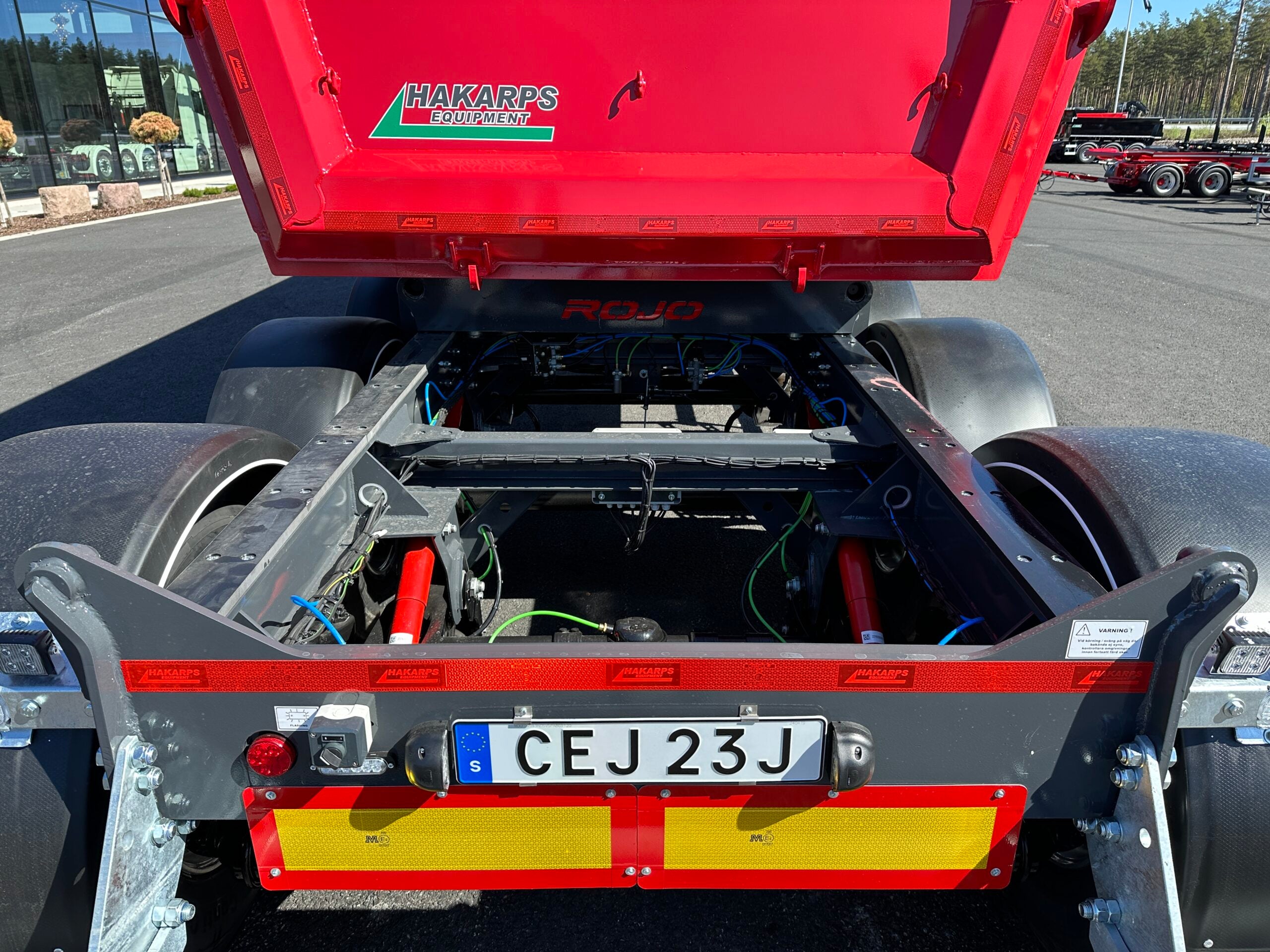3 axlad ROJO - Tipptrailer med skjutbar trippel