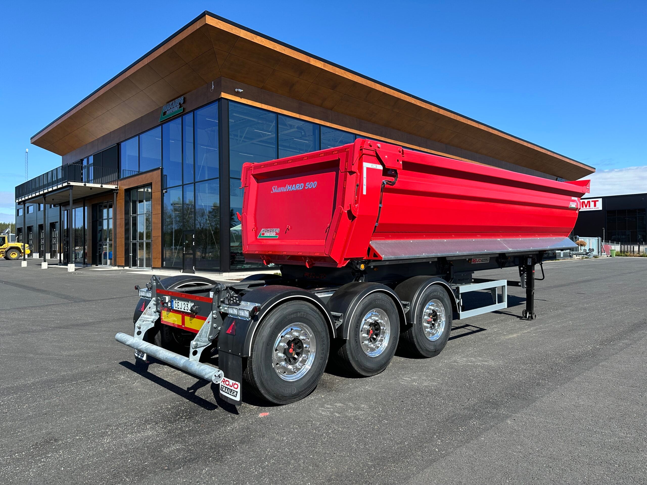 3 axlad ROJO - Tipptrailer med skjutbar trippel