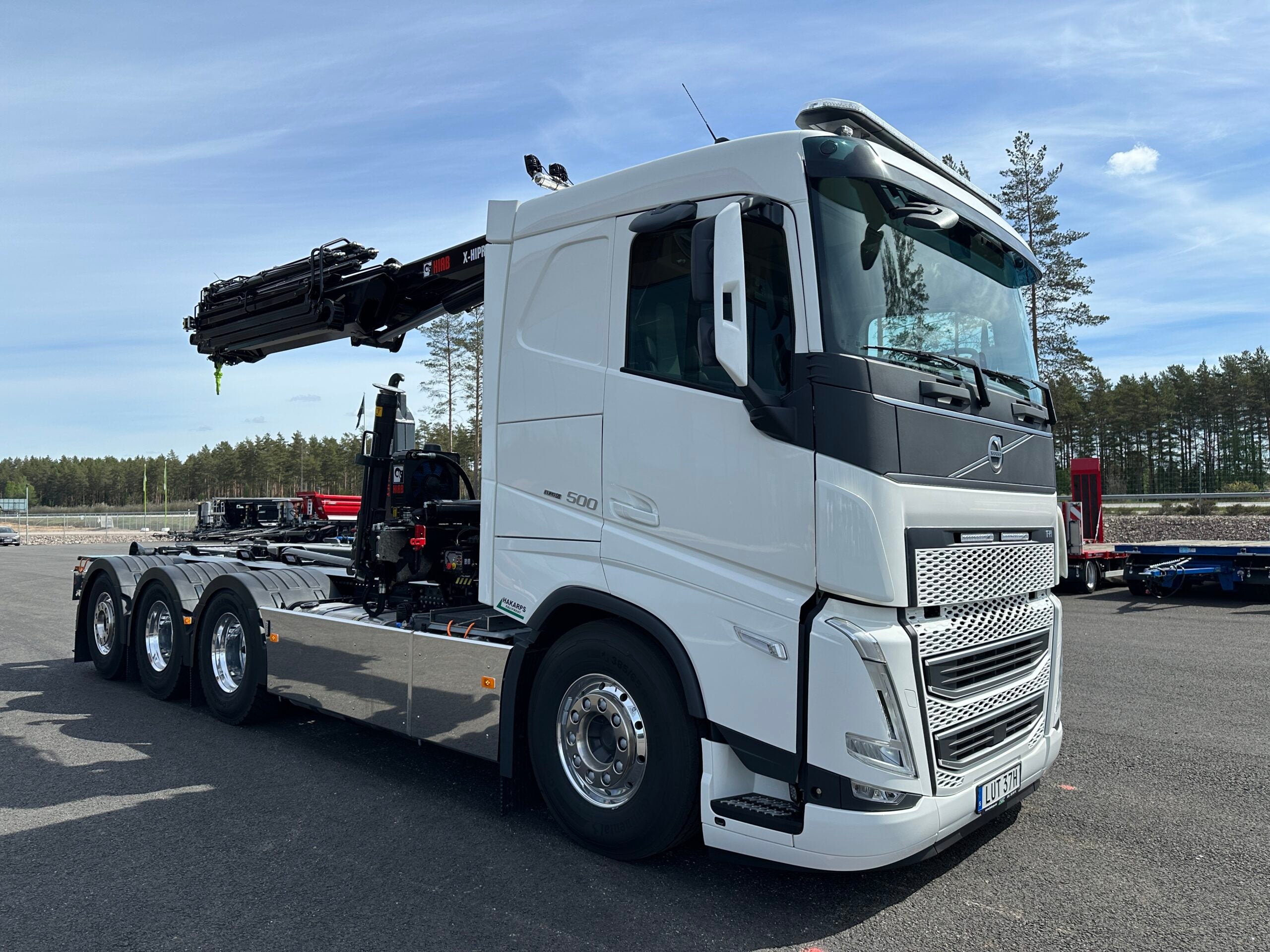 Volvo FH500 Tridem kranväxlare Hiab 302 E6