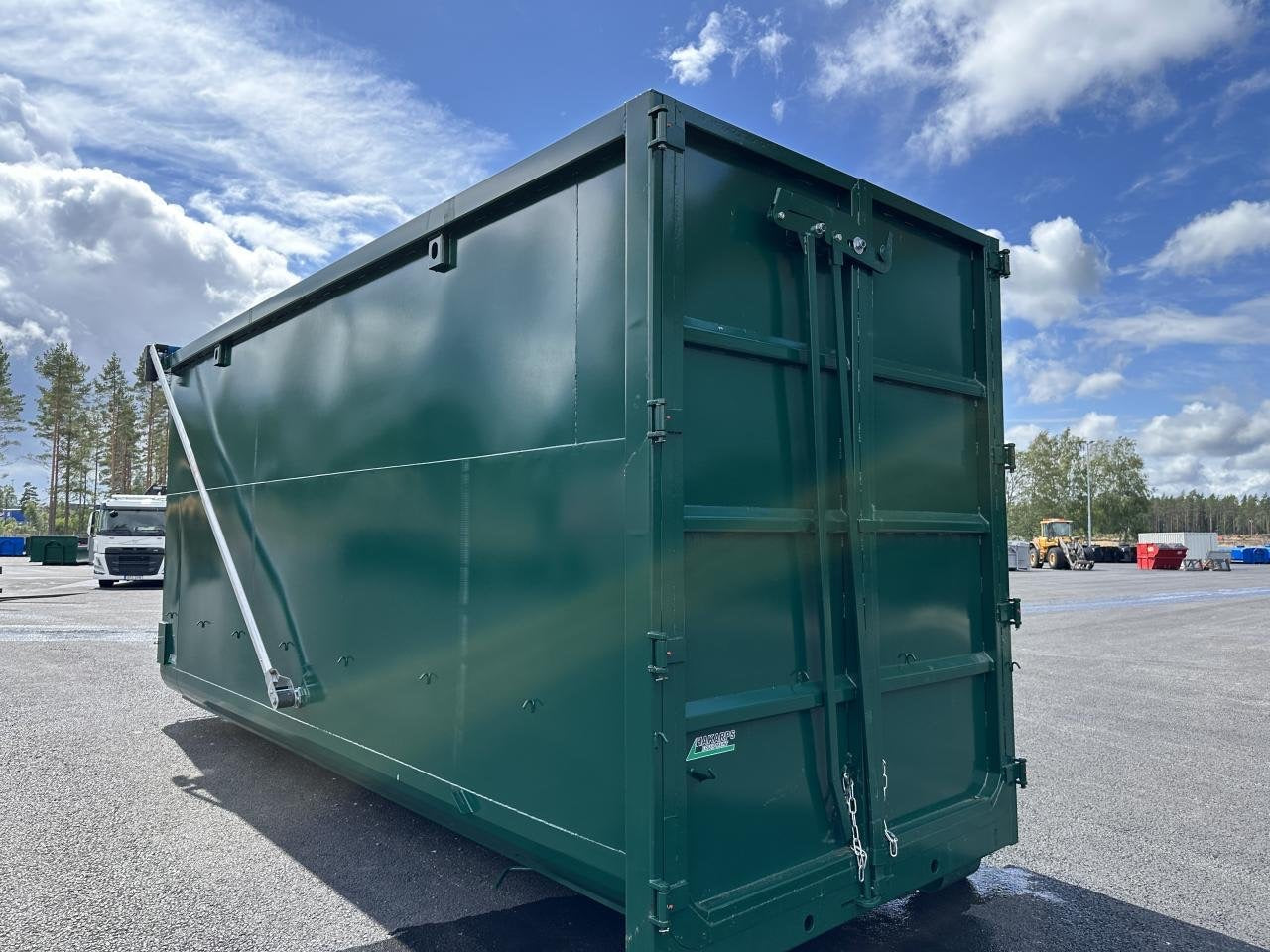Hakarps - 45m3 fliscontainer HyCover