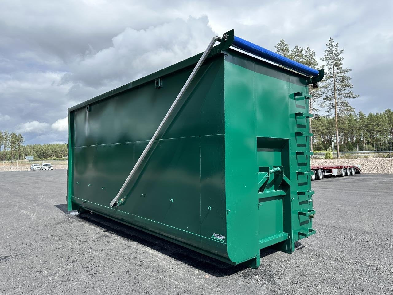 Hakarps - 45m3 fliscontainer HyCover