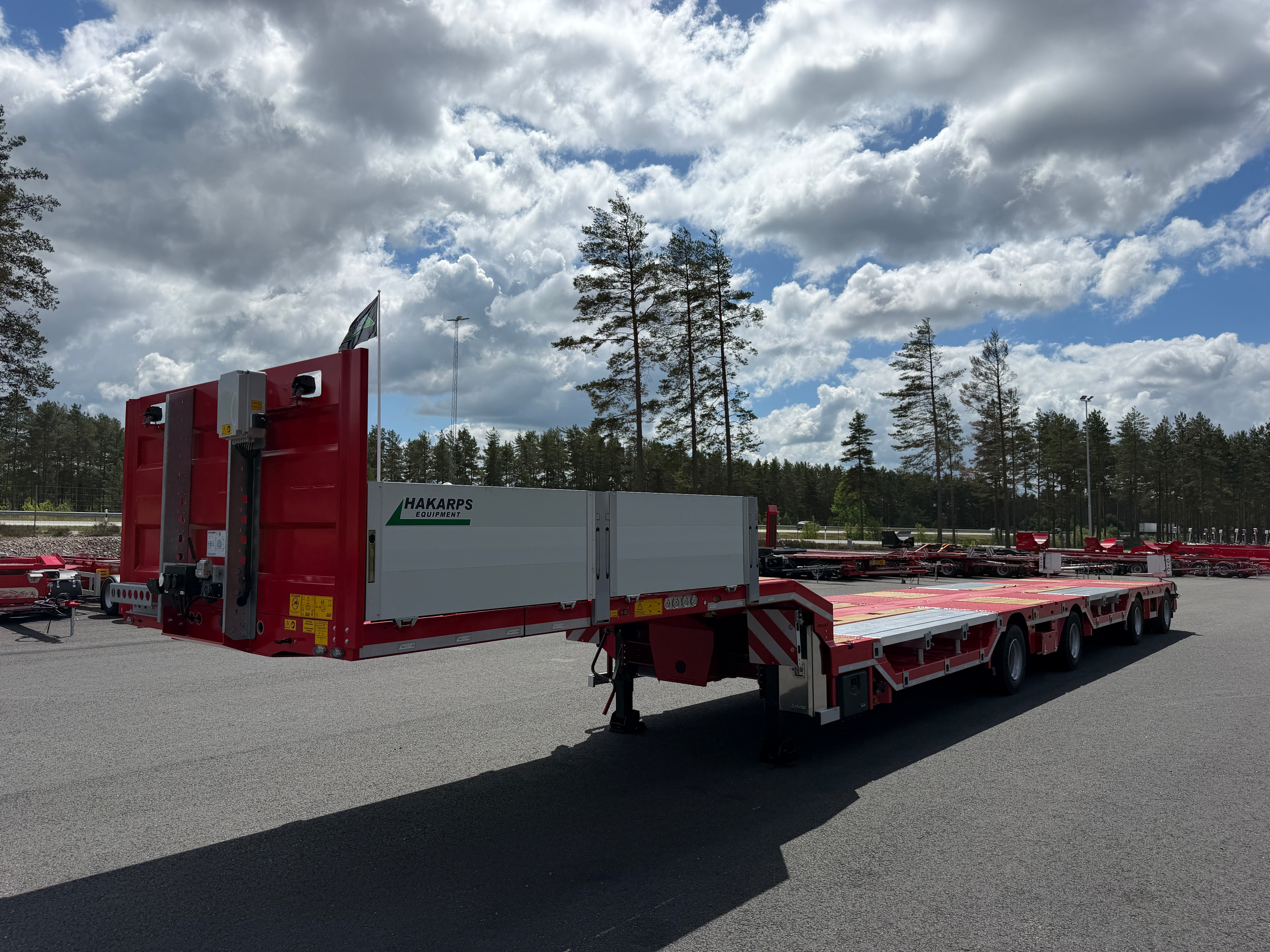 4 axlad ROJO 18,5m jumbotrailer med hjulfickor 38 tons skattevikt