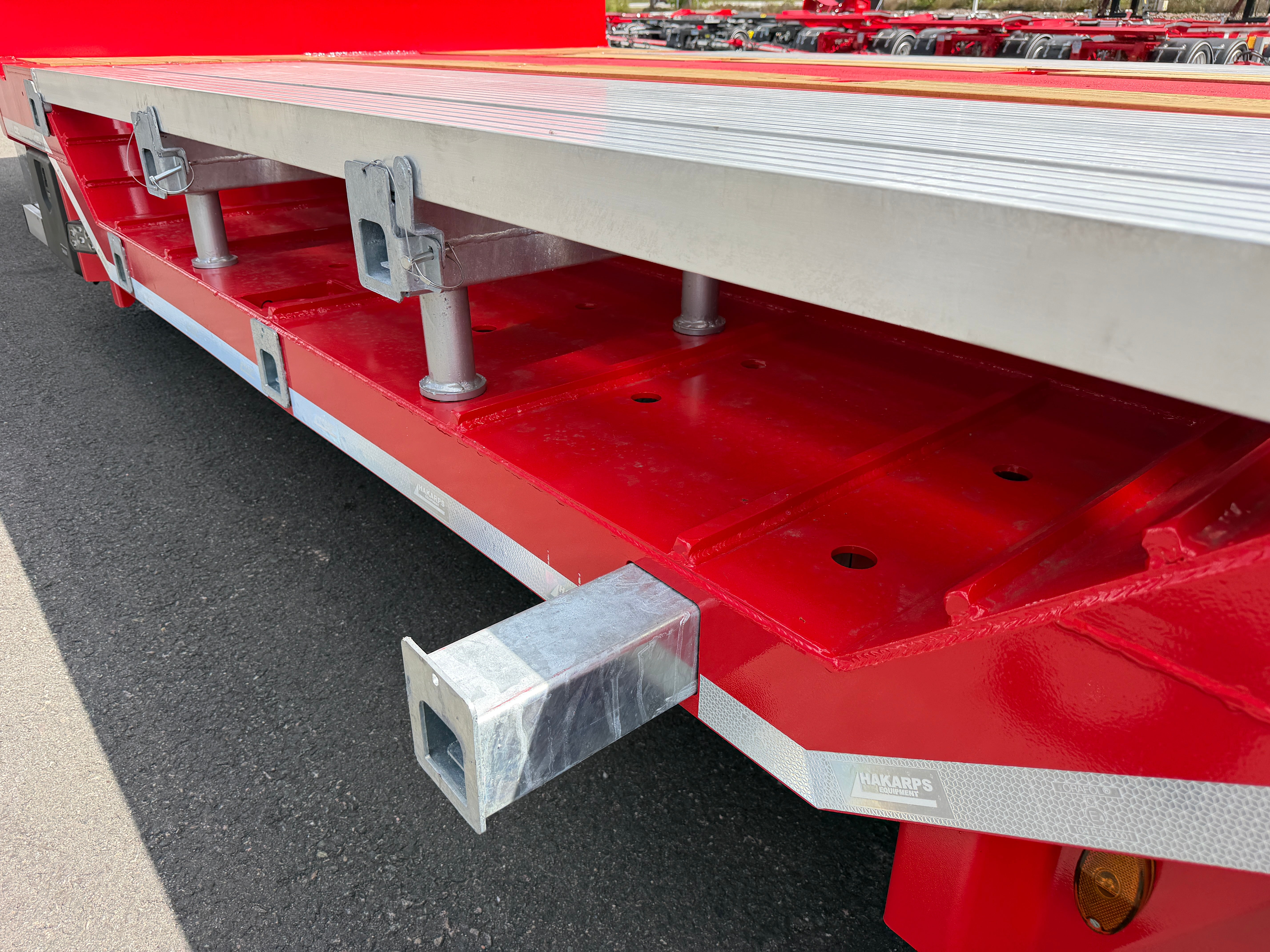 4 axlad ROJO 18,5m jumbotrailer med hjulfickor 38 tons skattevikt