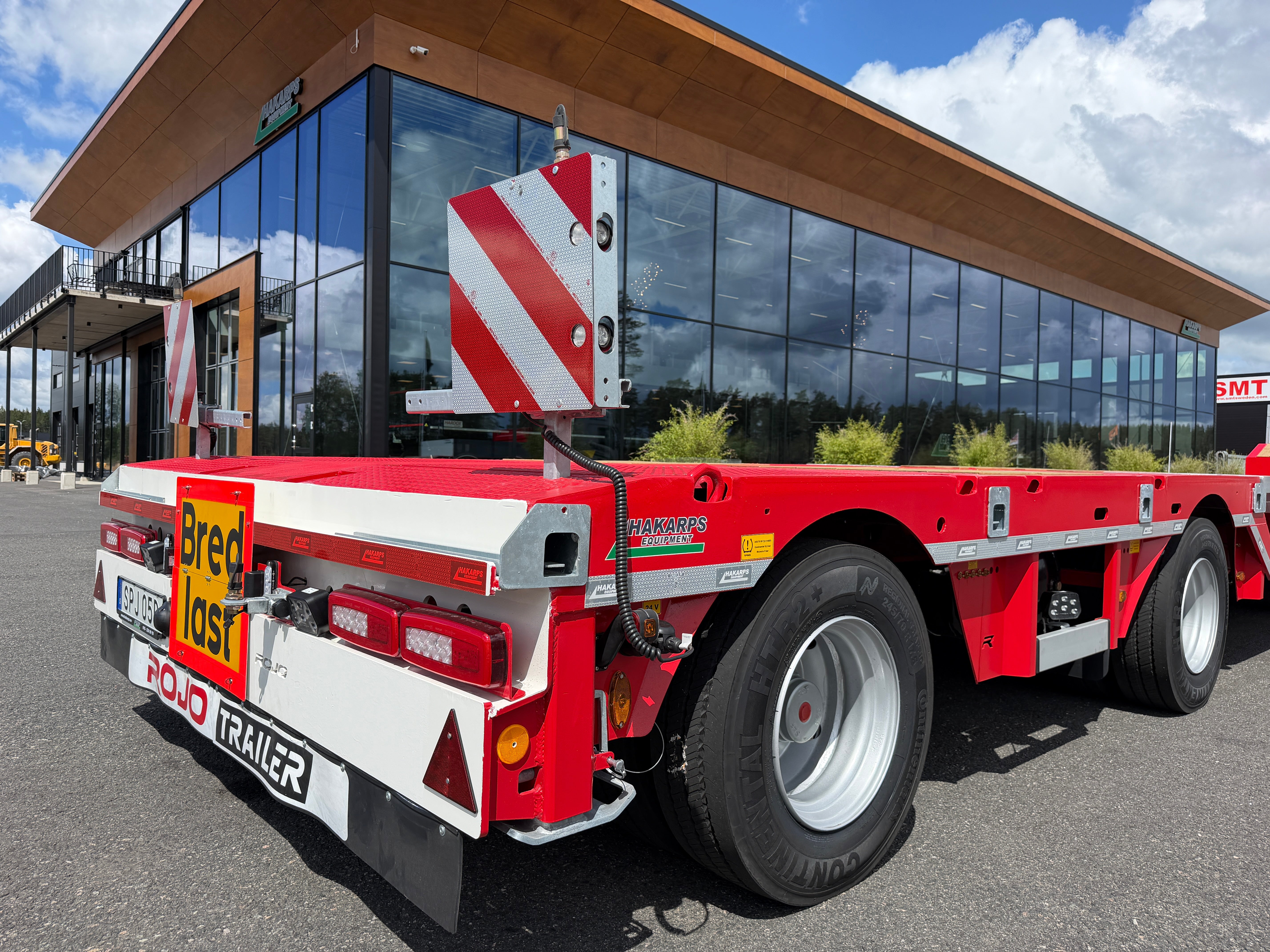4 axlad ROJO 18,5m jumbotrailer med hjulfickor 38 tons skattevikt