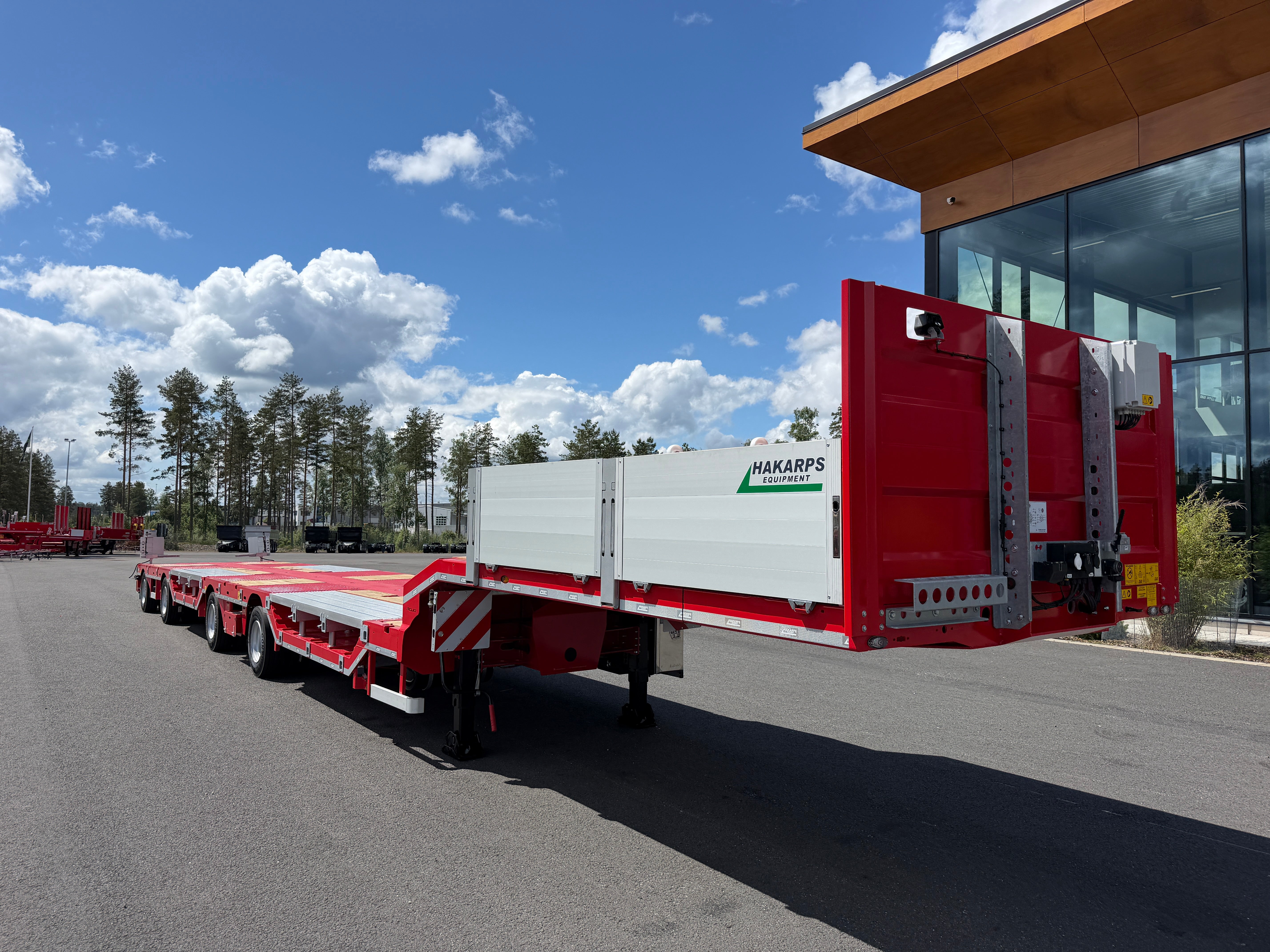 4 axlad ROJO 18,5m jumbotrailer med hjulfickor 38 tons skattevikt